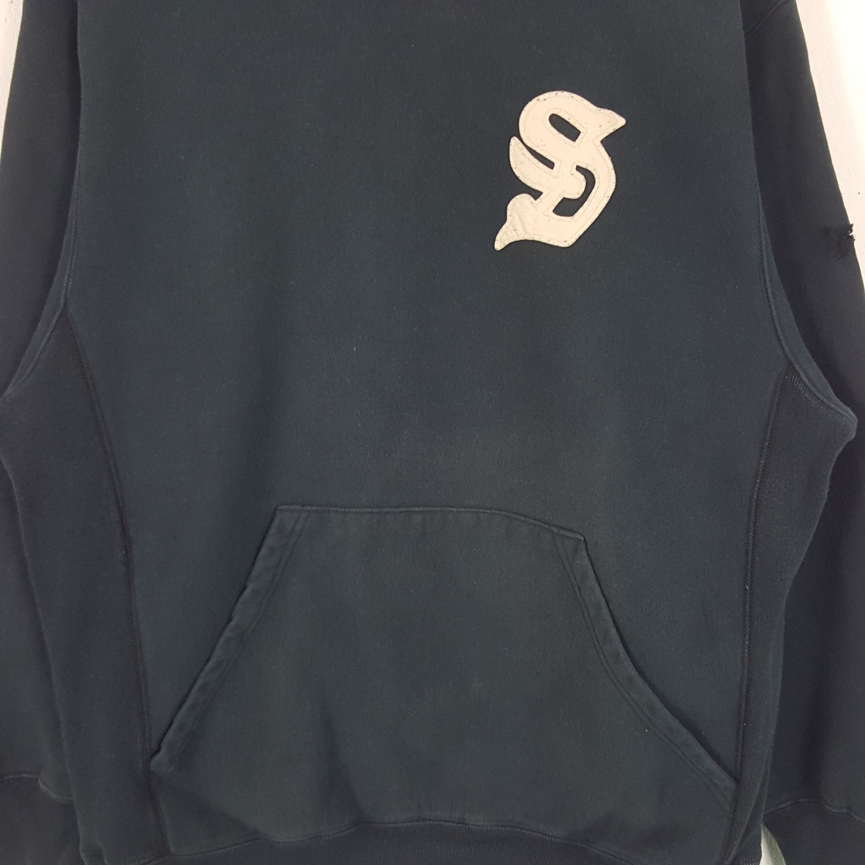 Stussy × Vintage Vintage Supreme X Stussy American Style Custom Art Hoodies Size US L / EU 52-54 / 3 - 4 Thumbnail