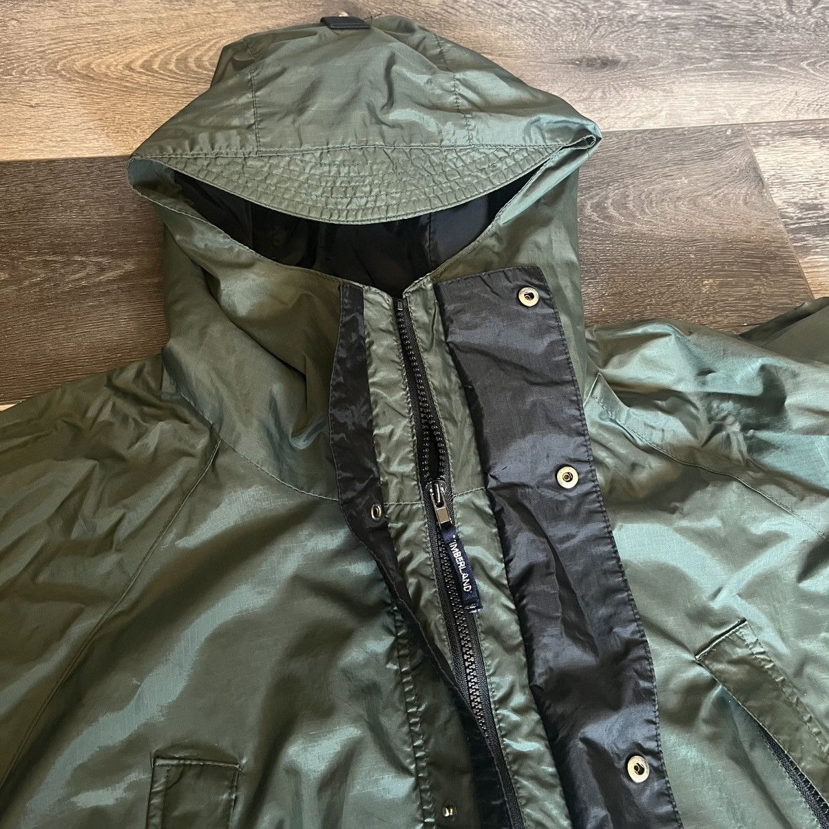 Timberland × Vintage Vintage 2000s Timberland Weathergear Windbreaker Hood Jacket Size US M / EU 48-50 / 2 - 8 Thumbnail