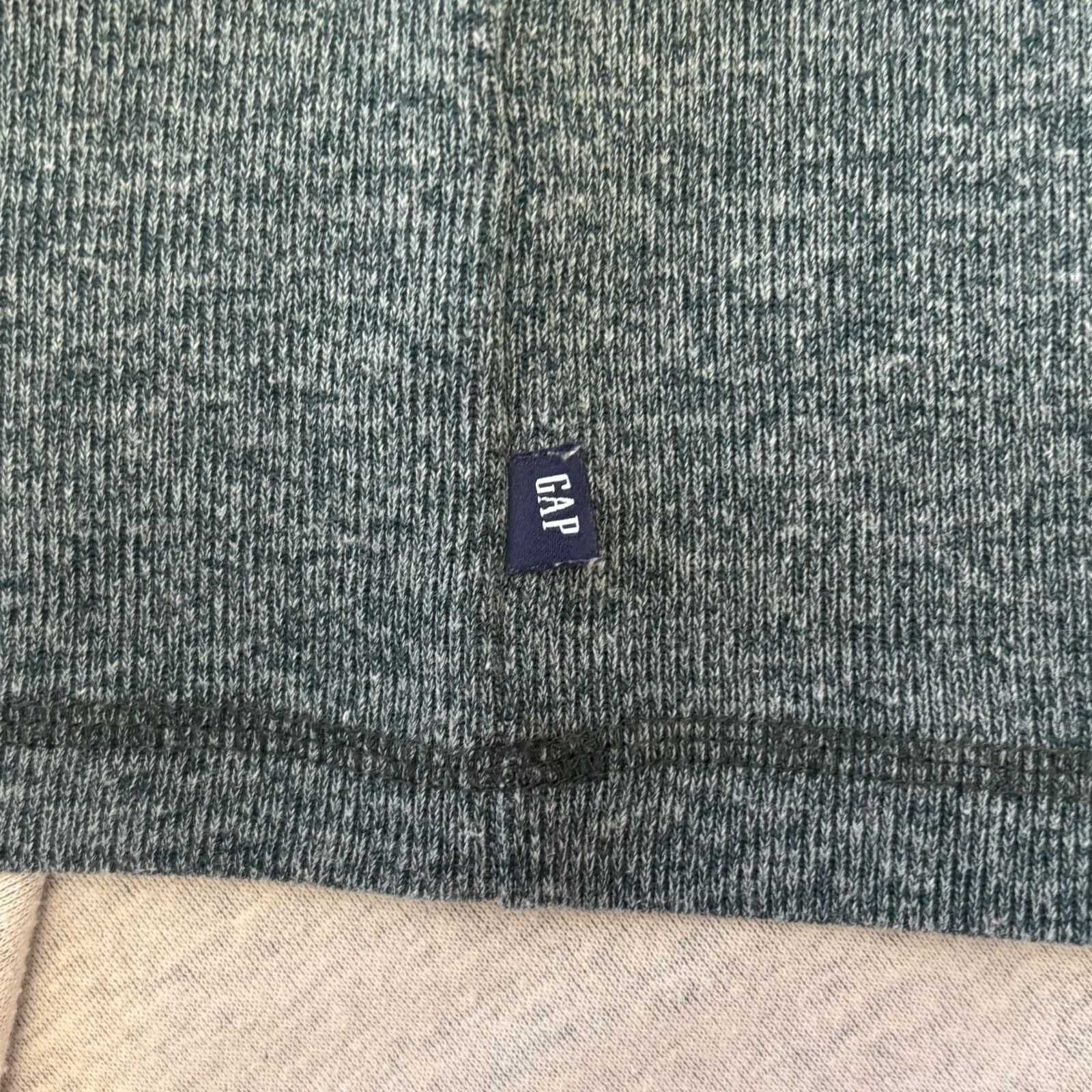 Gap Gap Forest Green Quarter Zip Mock Neck Pullover Sweater L Size US L / EU 52-54 / 3 - 9 Thumbnail