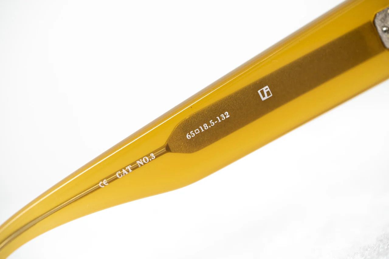Ann Demeulemeester Ann Demeulemeester Sunglasses Oversized Honey and Green Size ONE SIZE - 6 Thumbnail