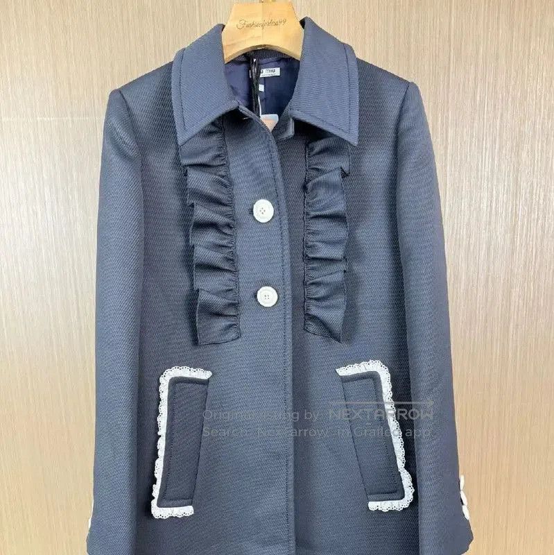 Miu Miu Miu Miu Gray Polyester Women's Cardigan . Size L / US 10 / IT 46 - 1 Thumbnail