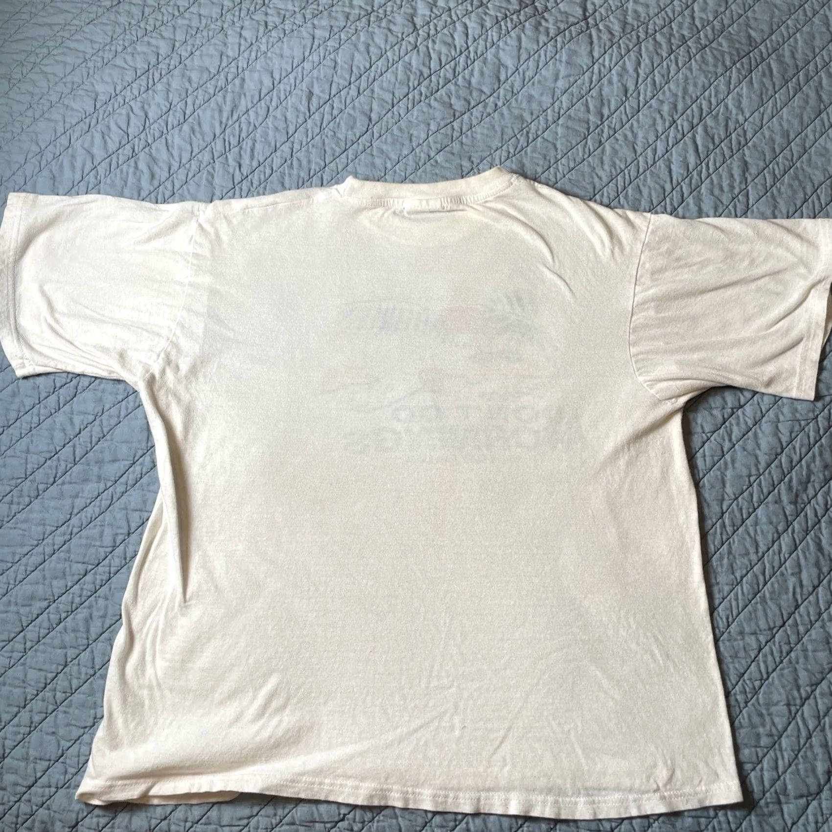 Vintage VINTAGE Bahamas T Shirt Mens XL White I Don't Do Mornings Funny Tee 80s 90s Graphic Print Cotton Short Sleeve Crew Neck Size US XL / EU 56 / 4 - 7 Thumbnail