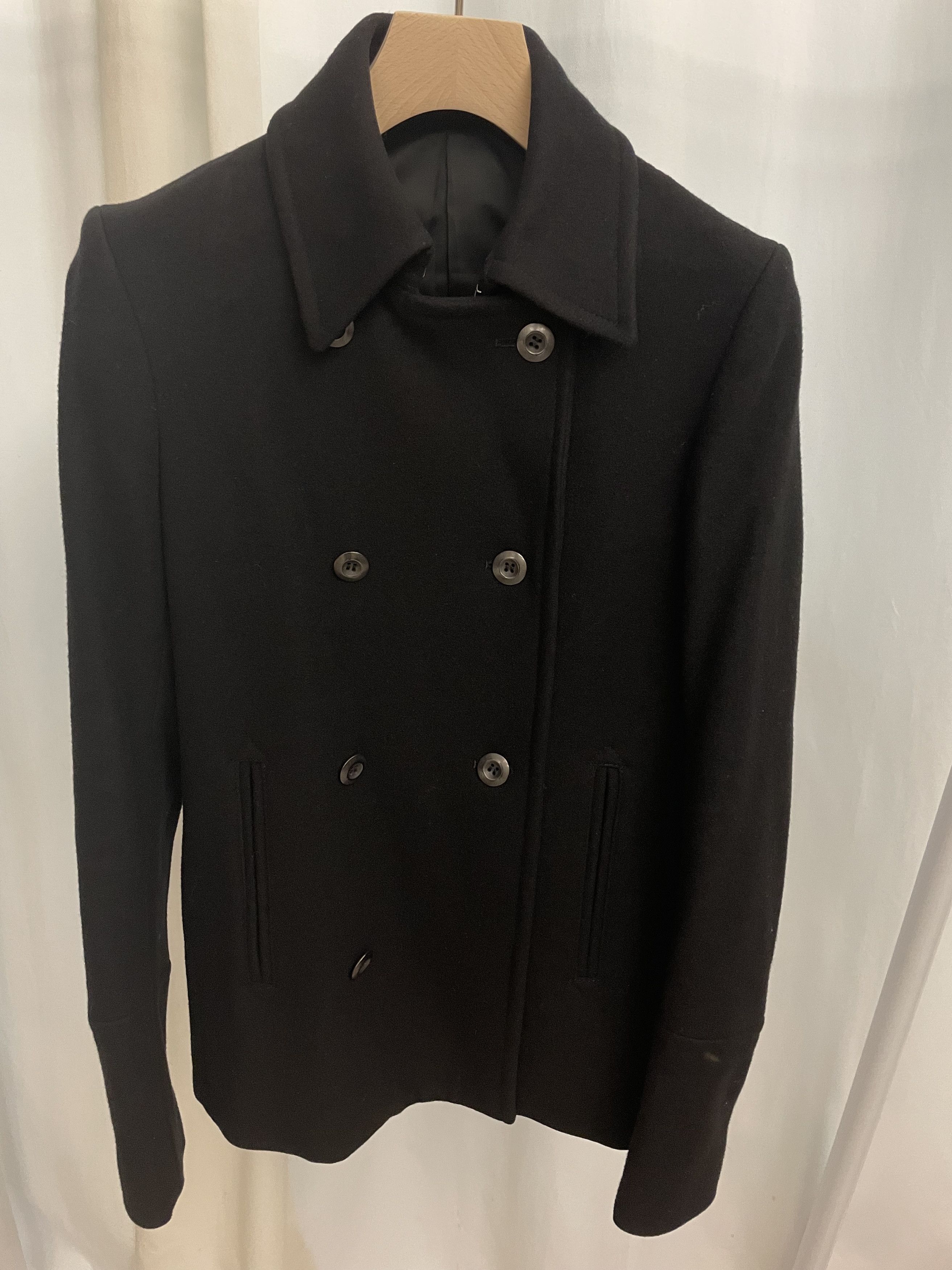 Attachment Heavy wool short pea coat Size US S / EU 44-46 / 1 - 1 Thumbnail