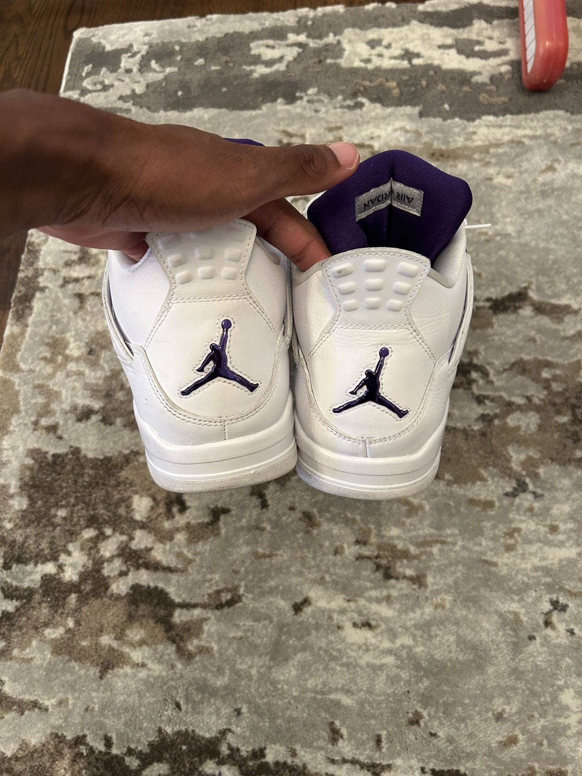 Jordan Brand × Nike Jordan 4 Metallic Purple Size US 11.5 / EU 44-45 - 5 Thumbnail