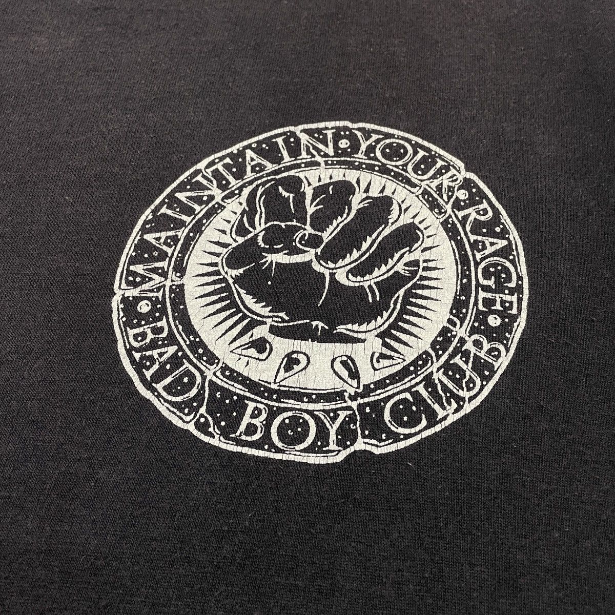 Vintage Vintage Bad Boy Club Maintain Your Rage Big Logo T-shirt Size US L / EU 52-54 / 3 - 5 Thumbnail