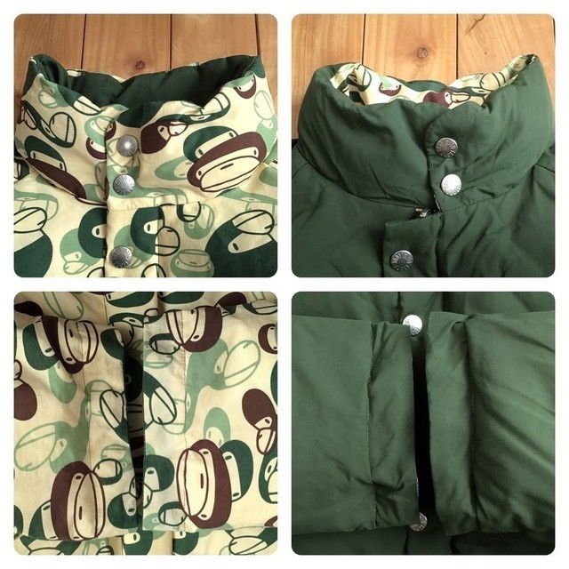Bape × Nigo 🔥Reversible🔥 Down jacket milo camo green BAPE a bathing ape Size US M / EU 48-50 / 2 - 6 Thumbnail
