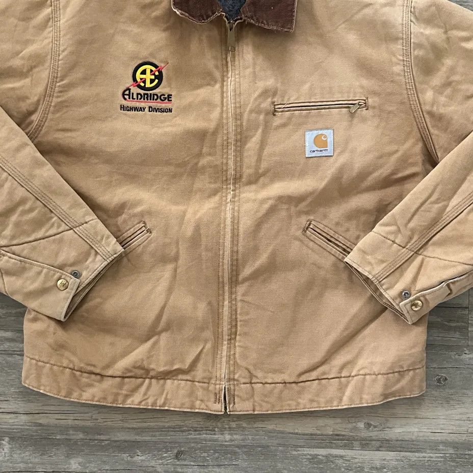 Carhartt Vintage Carhartt J01 BRN Brown Detroit Blanket Lined