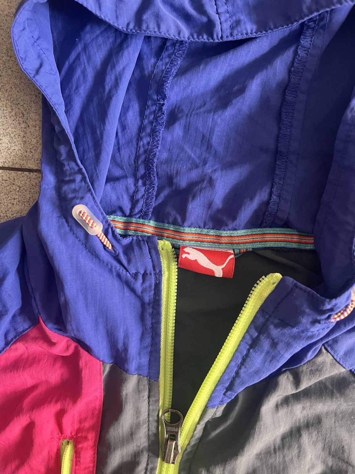 Puma × Vintage Puma sportswear colourful jacket Size S / US 4 / IT 40 - 7 Thumbnail