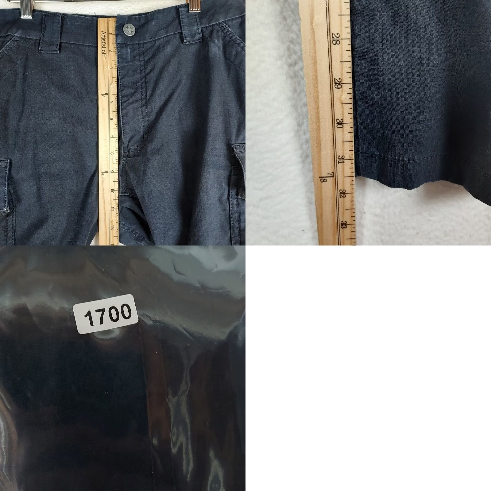Vintage VINTAGE: First Tactical V2 Cargo Pants Mens 36x32 Navy Ripstop Utility Work Size US 36 / EU 52 - 8 Thumbnail