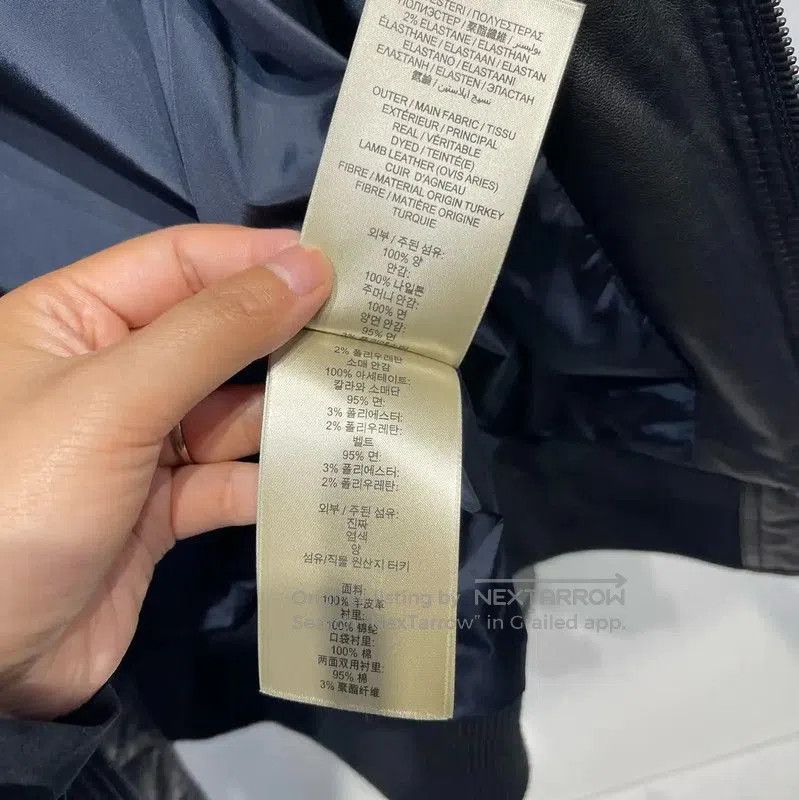 Burberry Burberry Black Leather Bomber Jacket for Men. Size US L / EU 52-54 / 3 - 7 Thumbnail