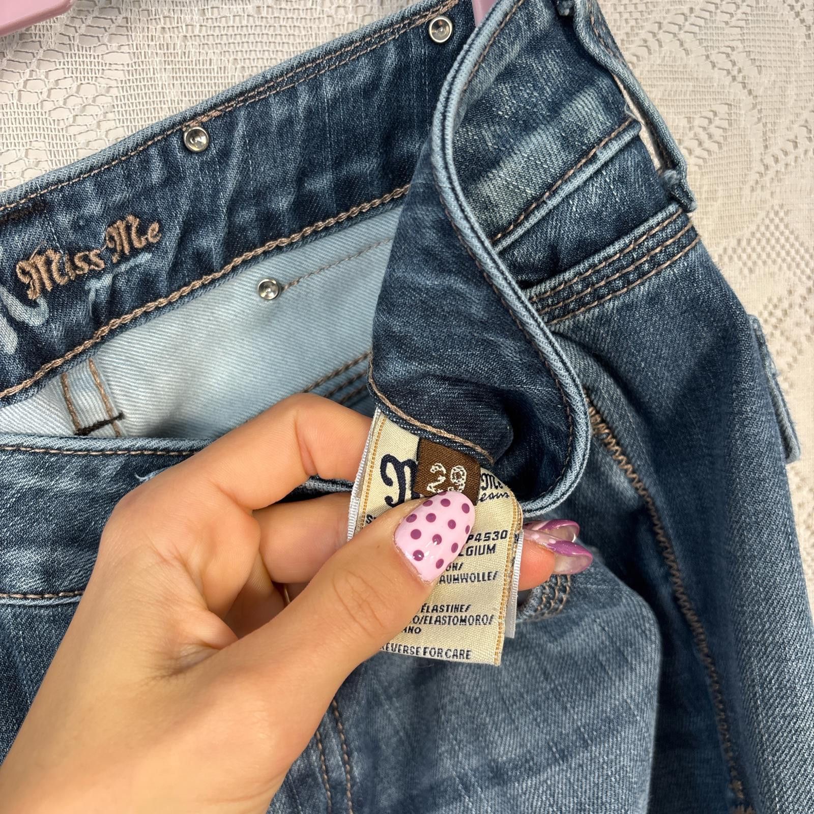 Other y2k miss me cow leather jeans Size 29" - 5 Thumbnail