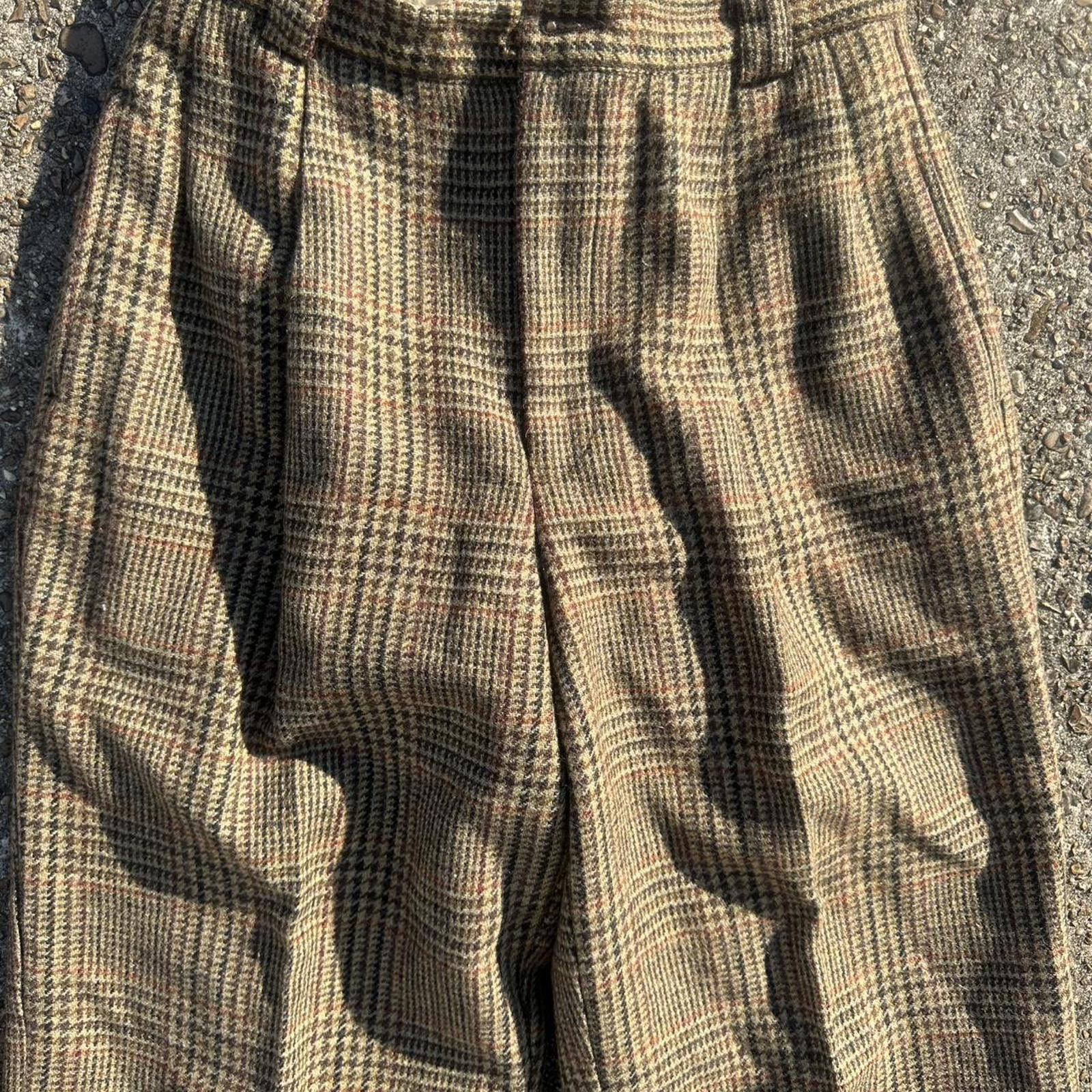Gap Vintage Gap Lined houndstooth wool trousers dress small Size 28" / US 6 / IT 42 - 3 Thumbnail