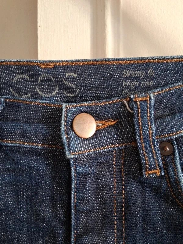 Cos COS High Waist Skinny Jeans – Size 36 / 27 Size 27" / US 4 / IT 40 - 2 Thumbnail