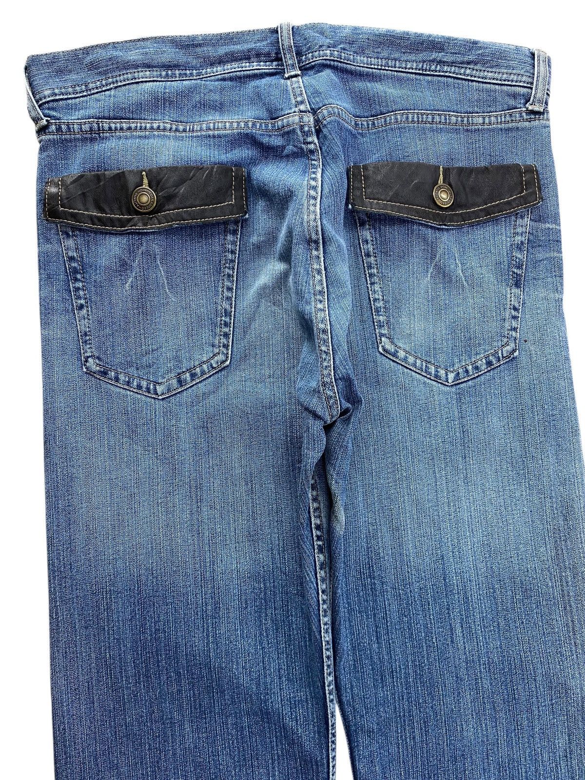 Japanese Brand Japanese Brand Mud Wash Style Straight Leg Jeans Size US 34 / EU 50 - 4 Thumbnail