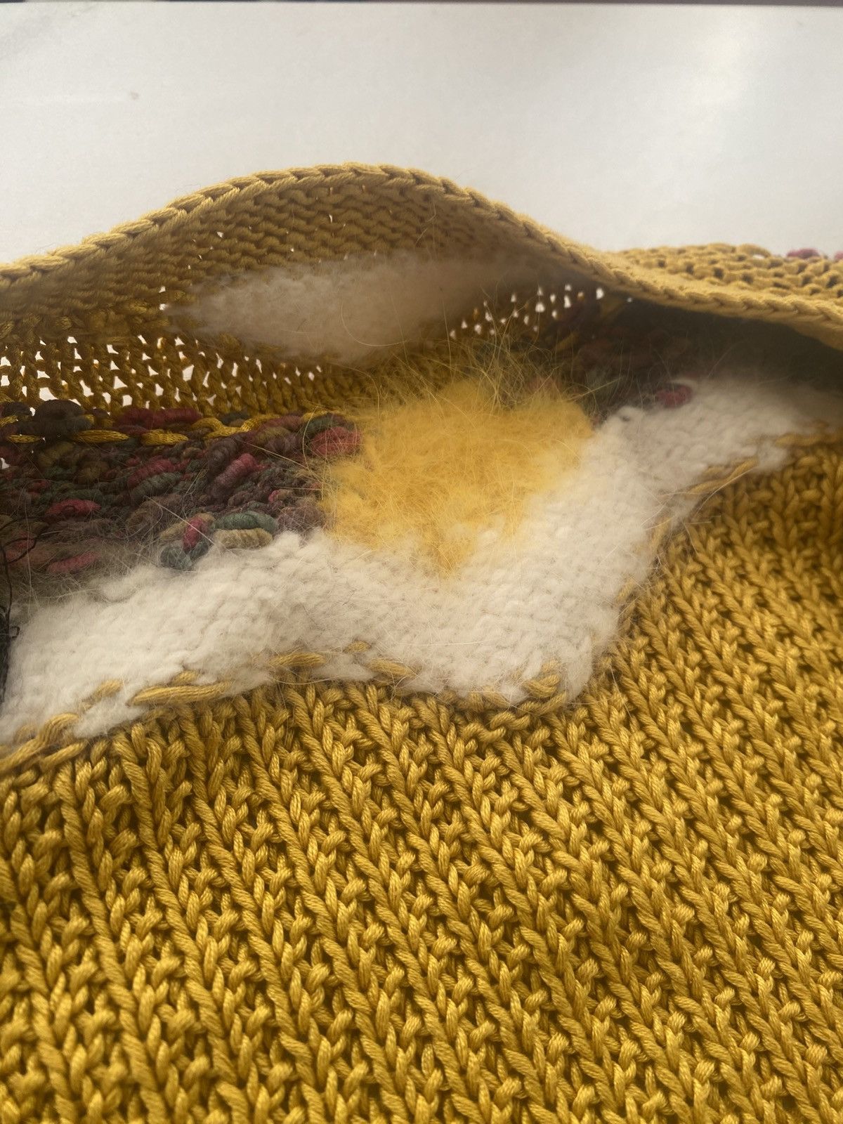 Aran Isles Knitwear × Vintage Coloured cable knitted sweater v neck cardigan Size M / US 6-8 / IT 42-44 - 4 Thumbnail