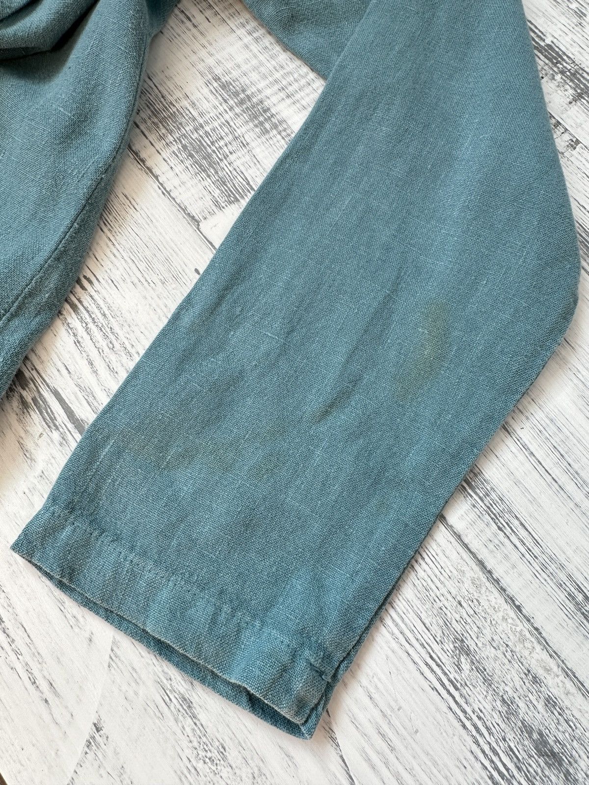 Orvis ORVIS Vintage 100% Linen made in USA Blue Blazer Jacket S Size S / US 4 / IT 40 - 8 Thumbnail