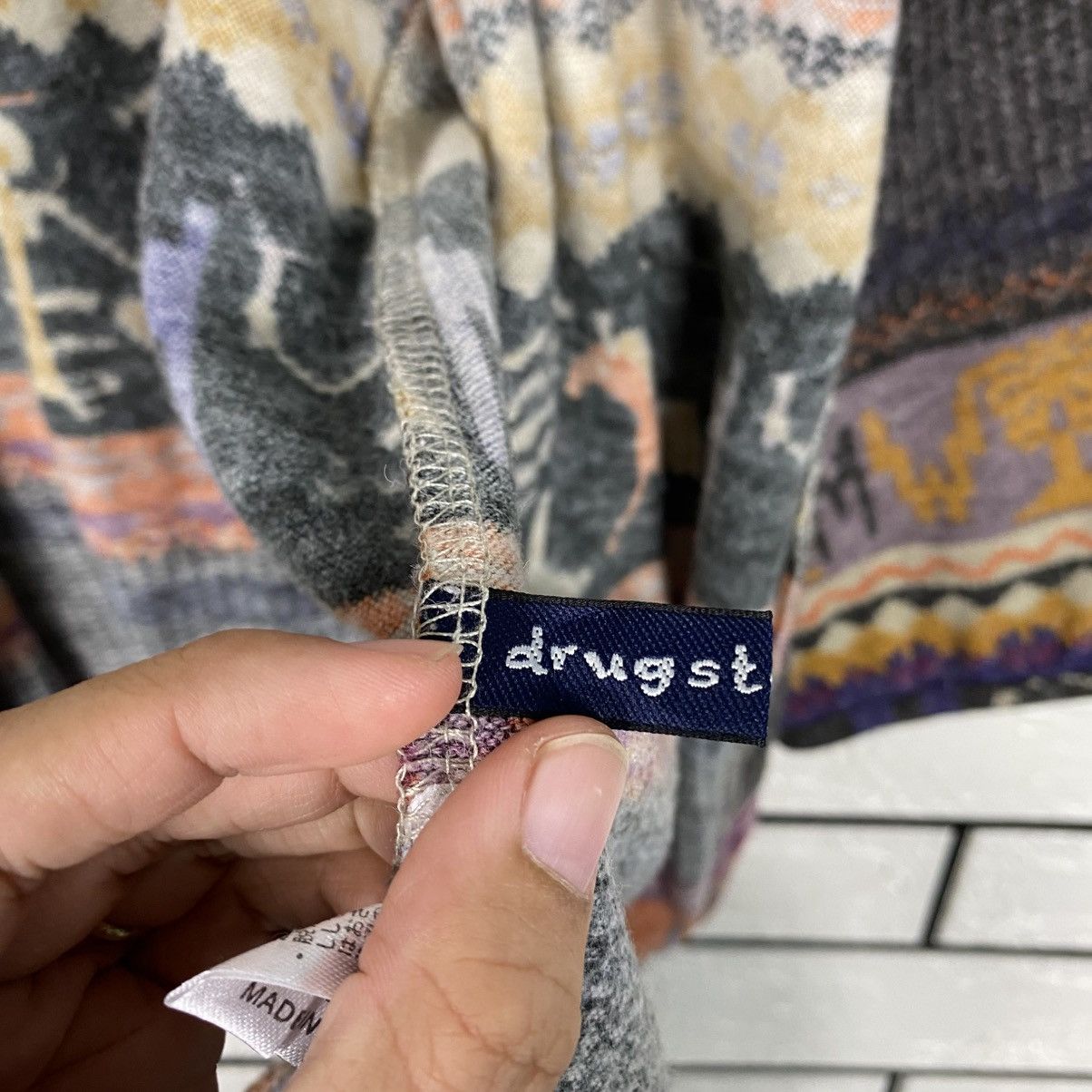 Hysteric Glamour 📌Cardigan Jacket Design Navajo Native Drug Store Japan Size US M / EU 48-50 / 2 - 19 Thumbnail