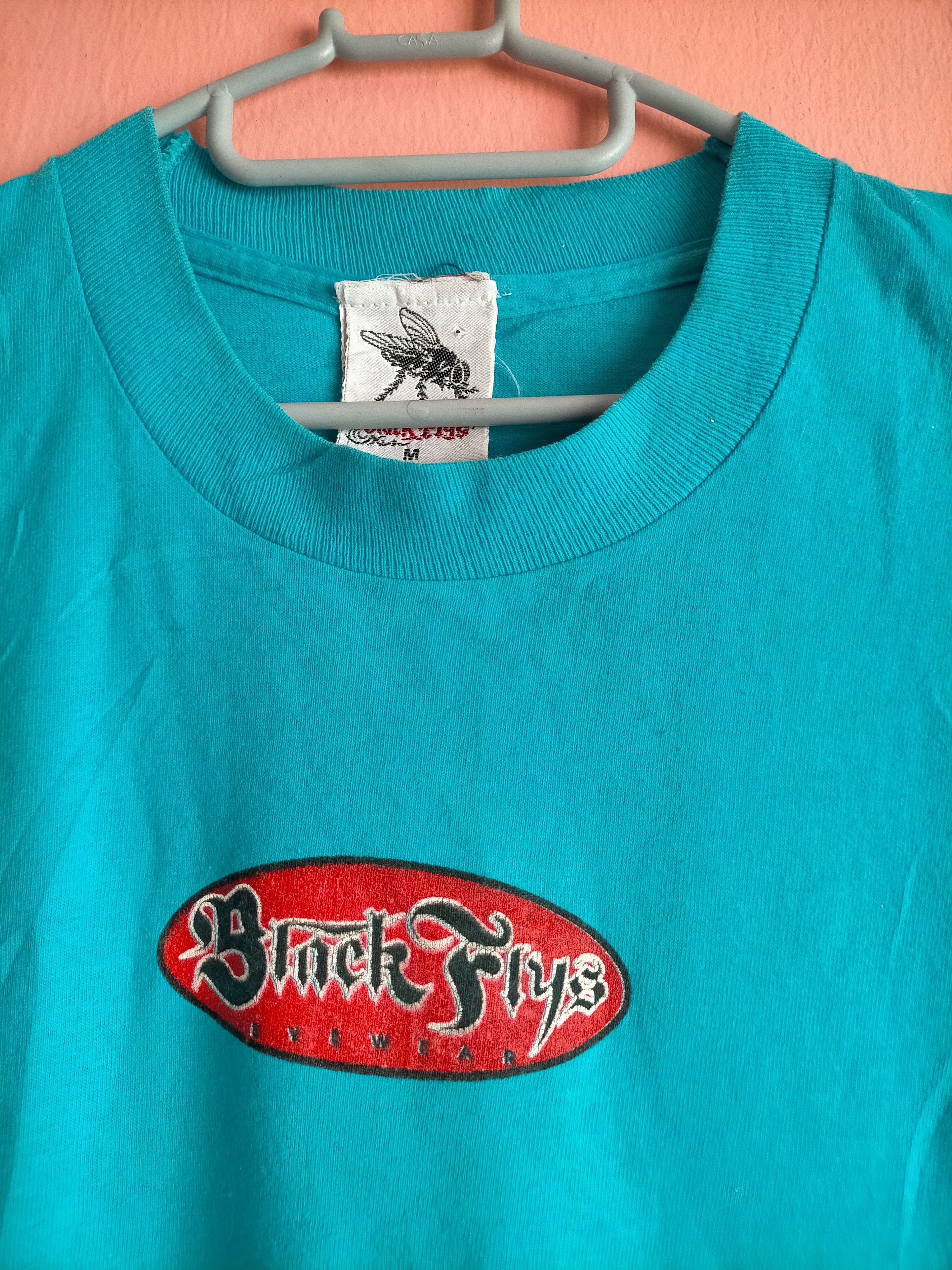 Sex Skateboards Vintage 90s Black Flys Sex Skateboarding Single stich tee Size US M / EU 48-50 / 2 - 3 Thumbnail