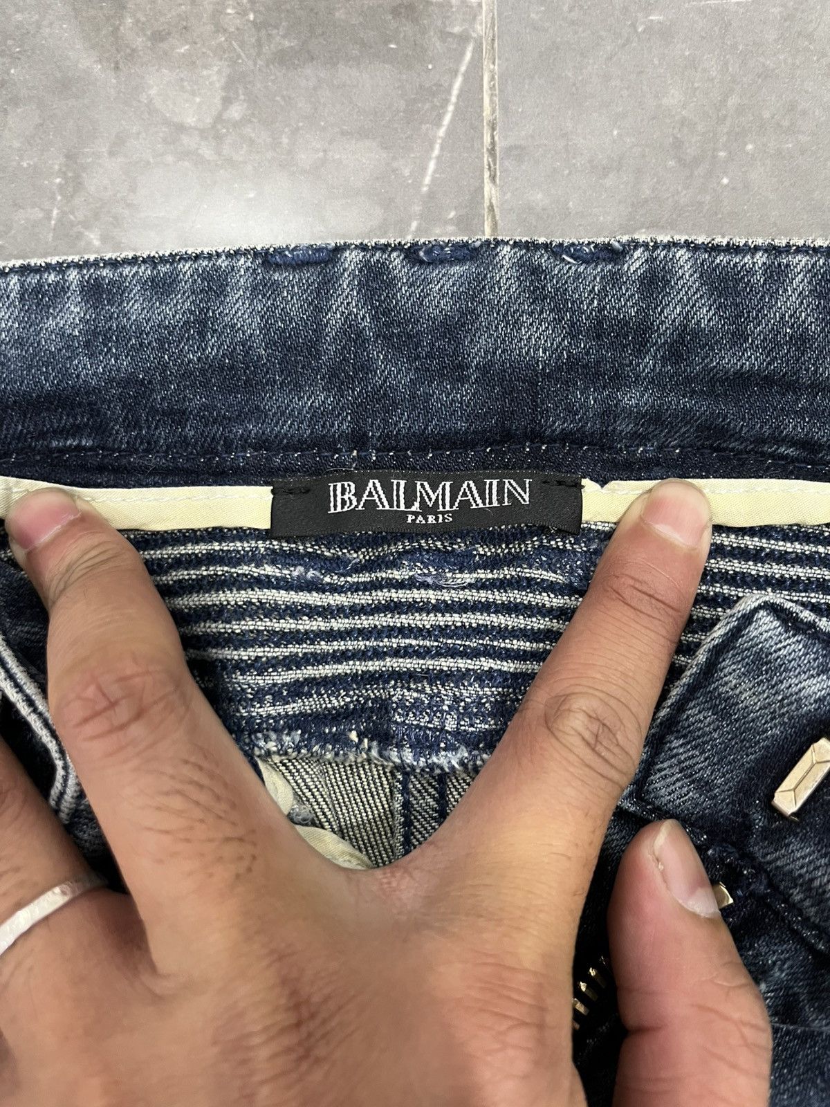 Balmain 🖤BLACKFRIDAY🖤Balmain moto biker jeans Size 30" / US 8 / IT 44 - 3 Thumbnail