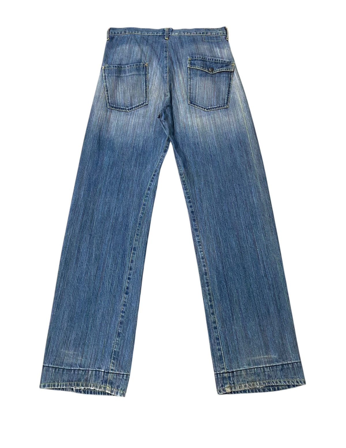 Japanese Brand Very Rare Vintage Japanese Brand Nitrow Baggy Jeans 1990s Size US 37 - 2 Thumbnail