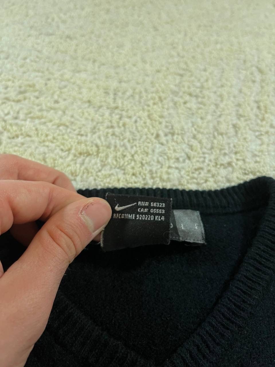 Nike × Vintage Vintage Nike Wool Sweater Vest Logo Tennis 90s Y2K Size US XL / EU 56 / 4 - 6 Thumbnail