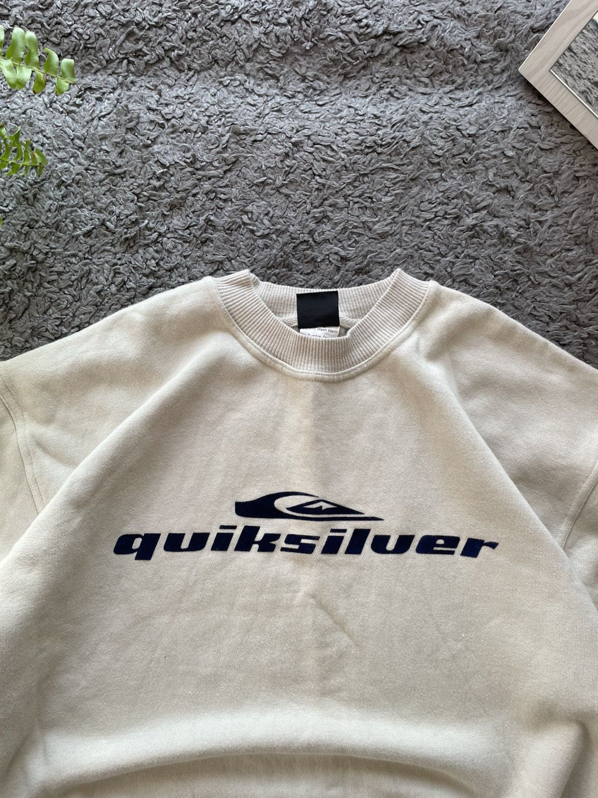 Quiksilver × Vintage 00s Quicksilver Sweatshirt Streetwear Vintage Logo Y2k Rare Size US M / EU 48-50 / 2 - 7 Thumbnail