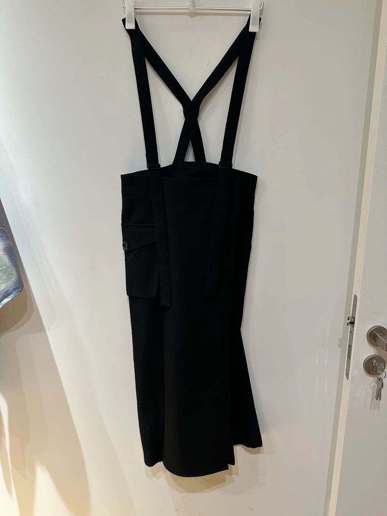 Yohji Yamamoto size 1 Wool suspenders pants 2506-Nextarrow