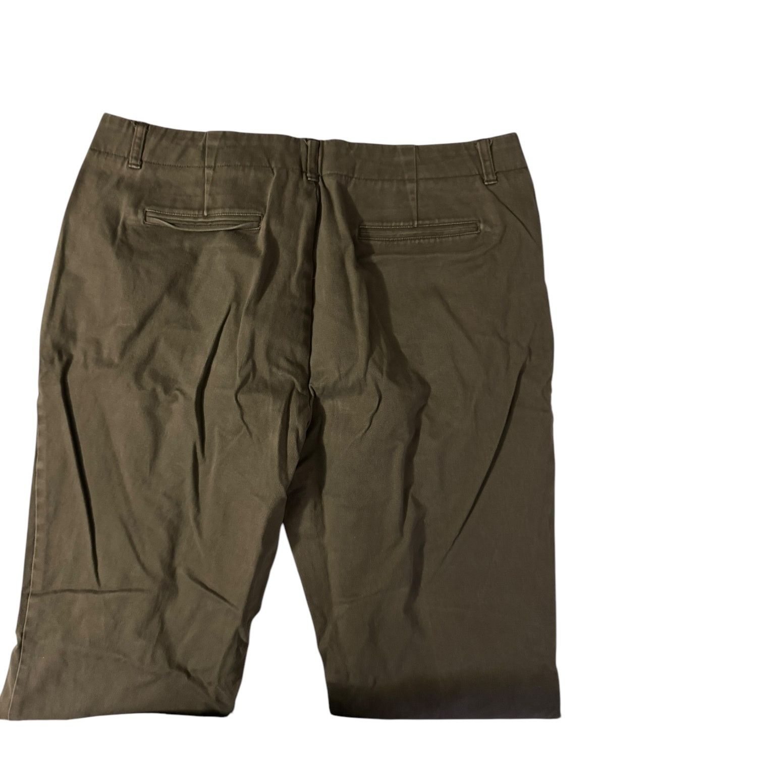 Dockers Dockers Women’s Dark Green Flat Front Khakis Size 12 Medium Size 34" / US 12 / IT 48 - 3 Thumbnail