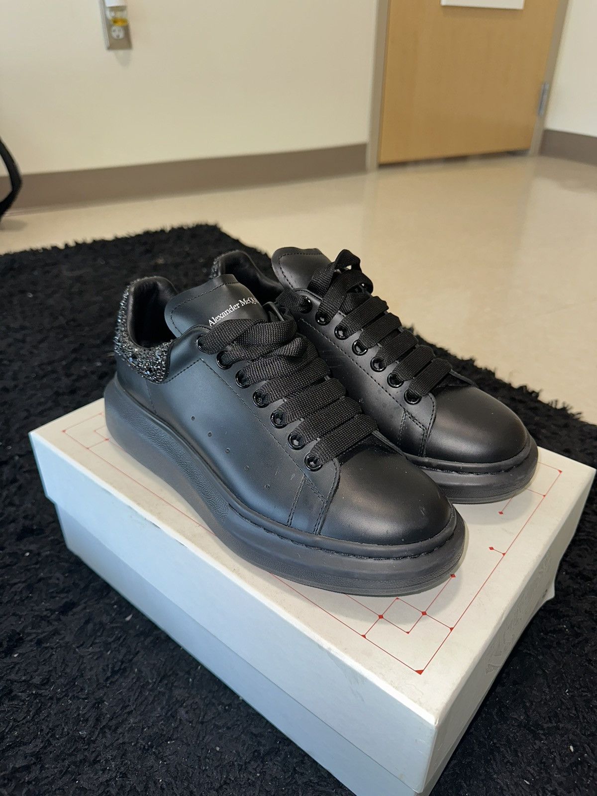 image of Alexander Mcqueens Shoes in Black, Men's (Size 10)