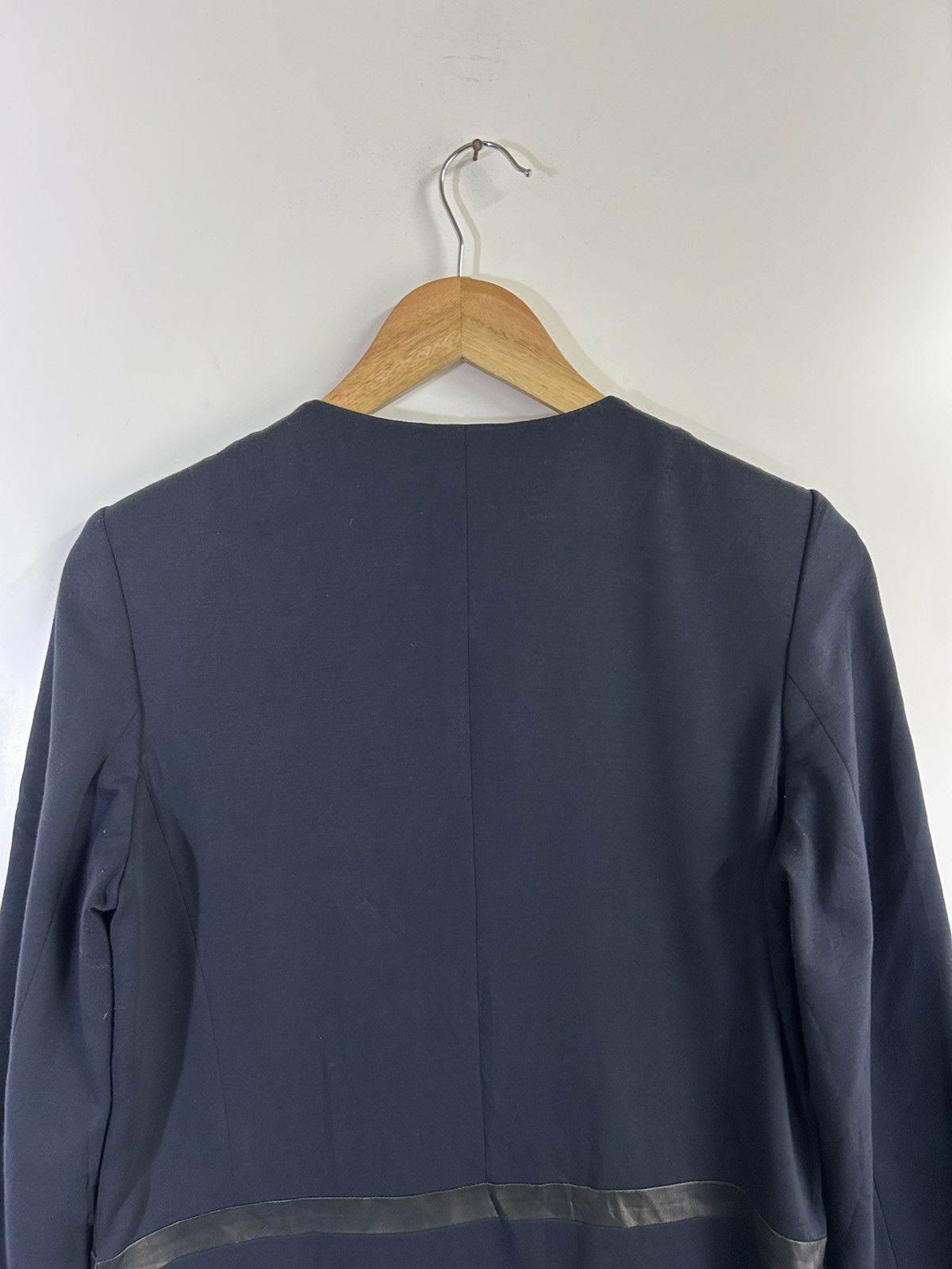 Paul Smith 🔥Paul Smith Black Leather Zipper Long Jacket Size S / US 4 / IT 40 - 16 Thumbnail