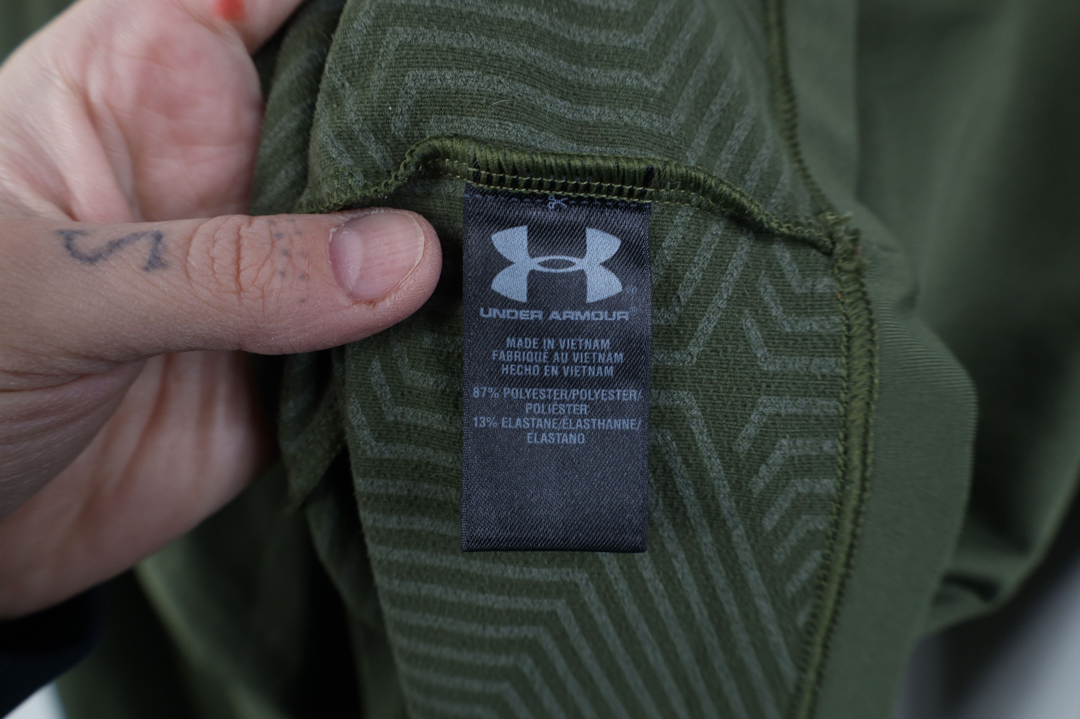 Under Armour Under Armour ColdGear Compression Mock Neck T-Shirt Green Size US XXL / EU 58 / 5 - 9 Thumbnail