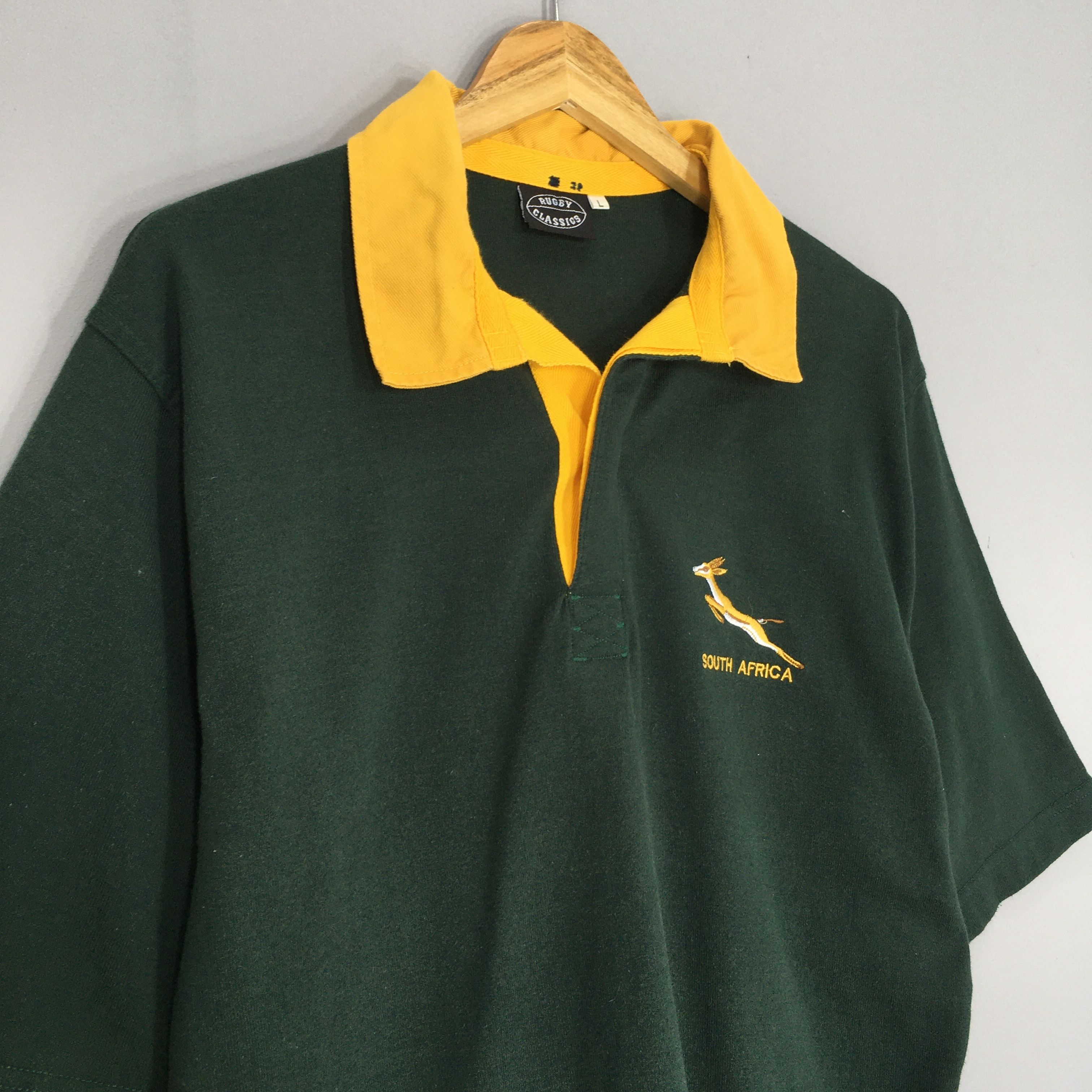 Vintage Vintage Rugby Classics South Africa Rugby Union Shirt Large Size US L / EU 52-54 / 3 - 3 Thumbnail