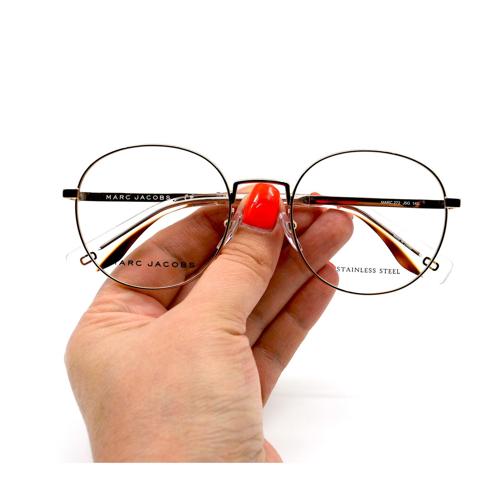 Marc Jacobs NEW MARC JACOBS MARC272 J5G GOLD AUTHENTIC EYEGLASSES FRAME Size ONE SIZE - 10 Thumbnail