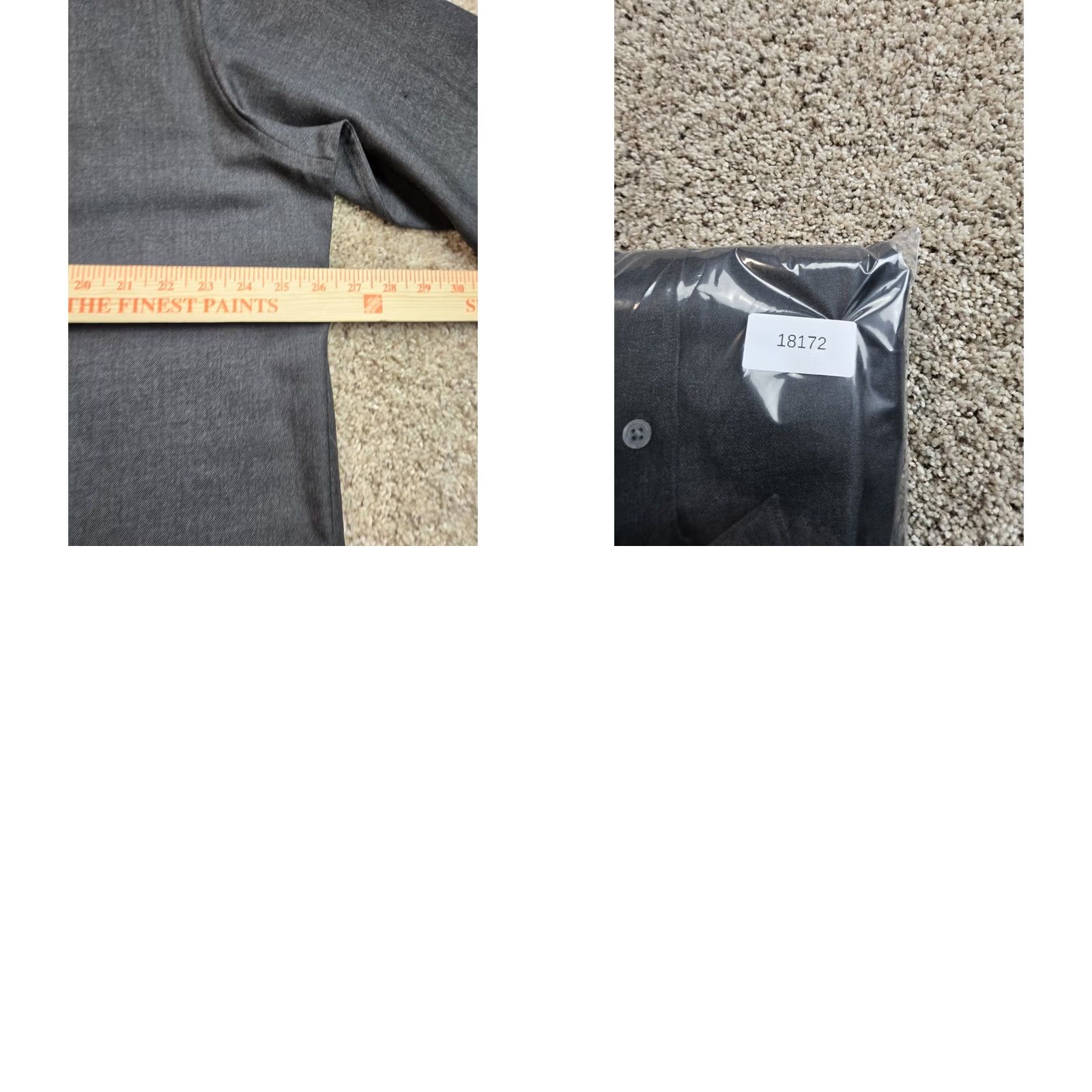 Banana Republic VINTAGE Banana Republic Shirt XL Mens Gray Wool Long Sleeve Button Up Y2K Size US XL / EU 56 / 4 - 9 Thumbnail