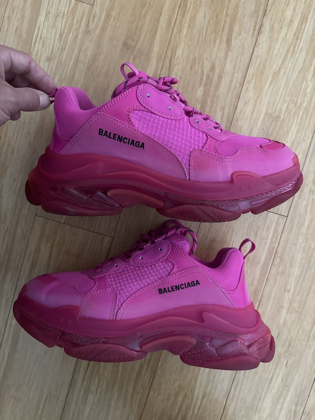 Balenciaga Balenciaga Triple S Pink Size US 11 / EU 44 - 1 Thumbnail