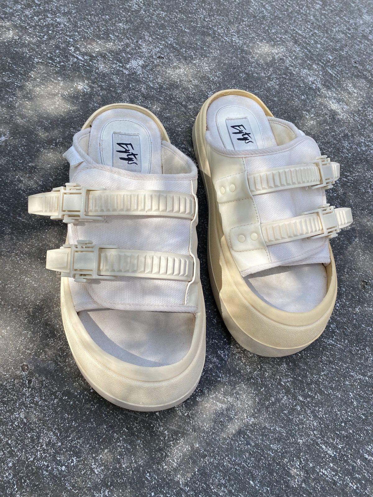 Designer Eytys Tech Strap Slide Sandals Size US 9 / EU 42 - 13 Thumbnail