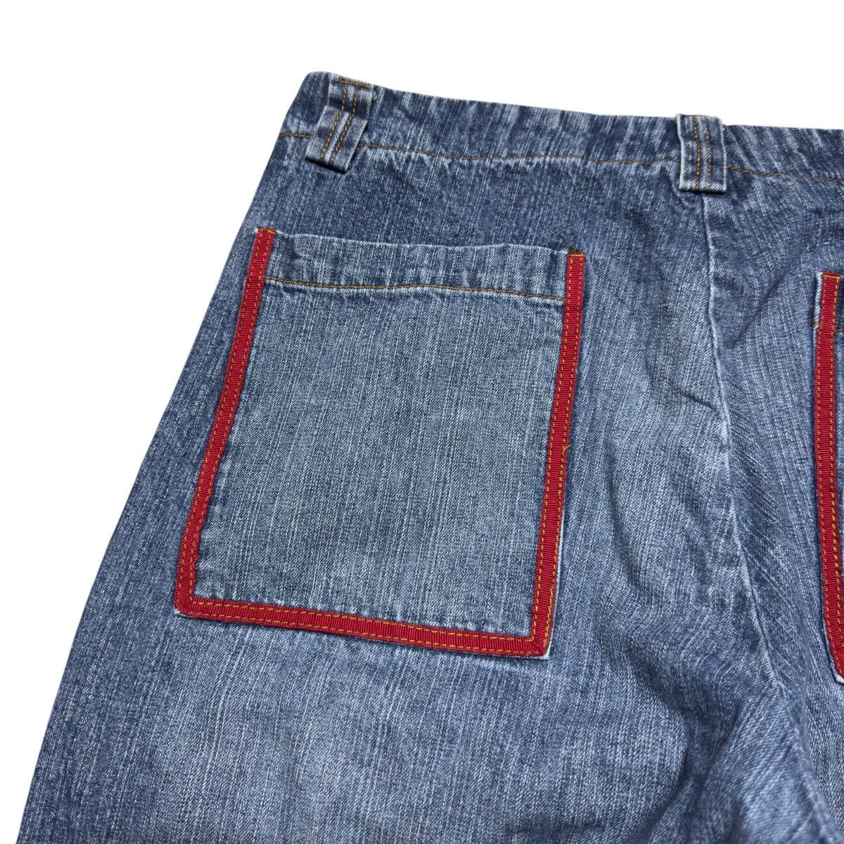 Marithe + Francois Girbaud Marithe Francois Girbaud Velcro Strape Denim Baggy Jeans Size US 36 / EU 52 - 11 Thumbnail