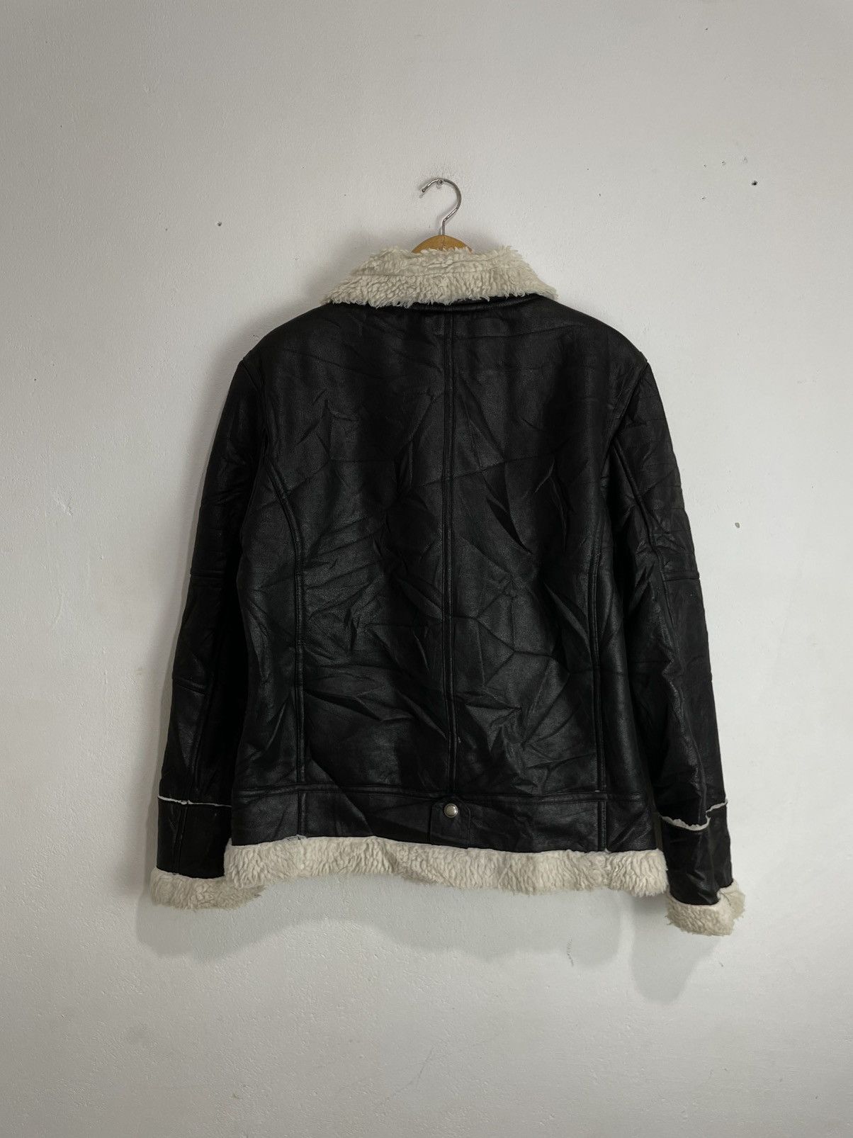 If Six Was Nine Guess Bondage Fur Jacket Fleece Lgb kmri Ifsix gothic style Size US L / EU 52-54 / 3 - 6 Thumbnail