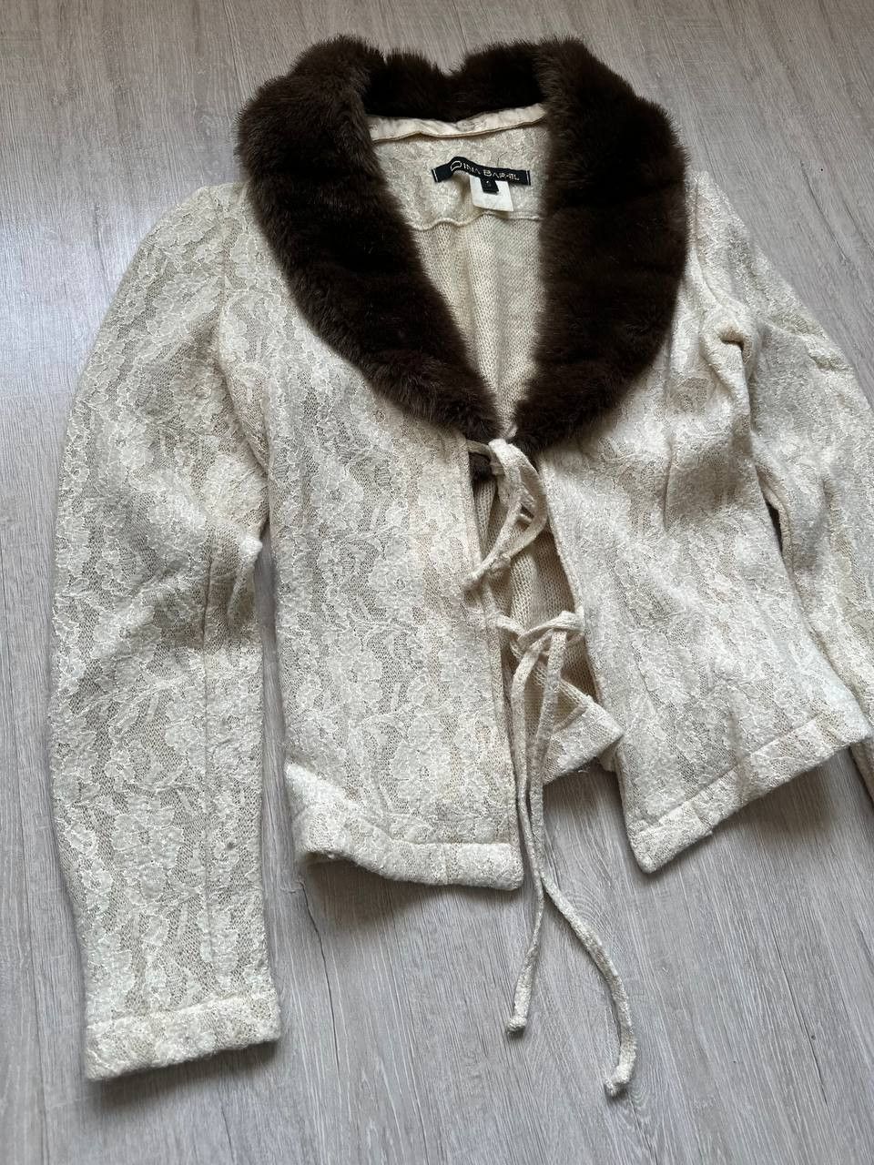 Japanese Brand 00s vintage japan style y2k faux fur cardigan Size S / US 4 / IT 40 - 2 Thumbnail