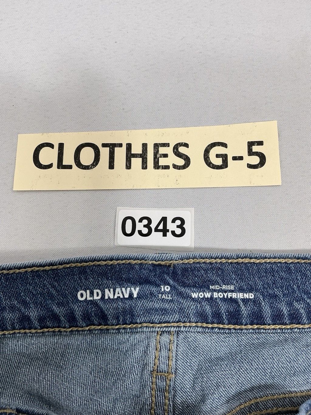 Old Navy Womans Old Navy Boyfriend Blue Jeans Size 10 Tall Straight Size 32" / US 10 / IT 46 - 3 Thumbnail