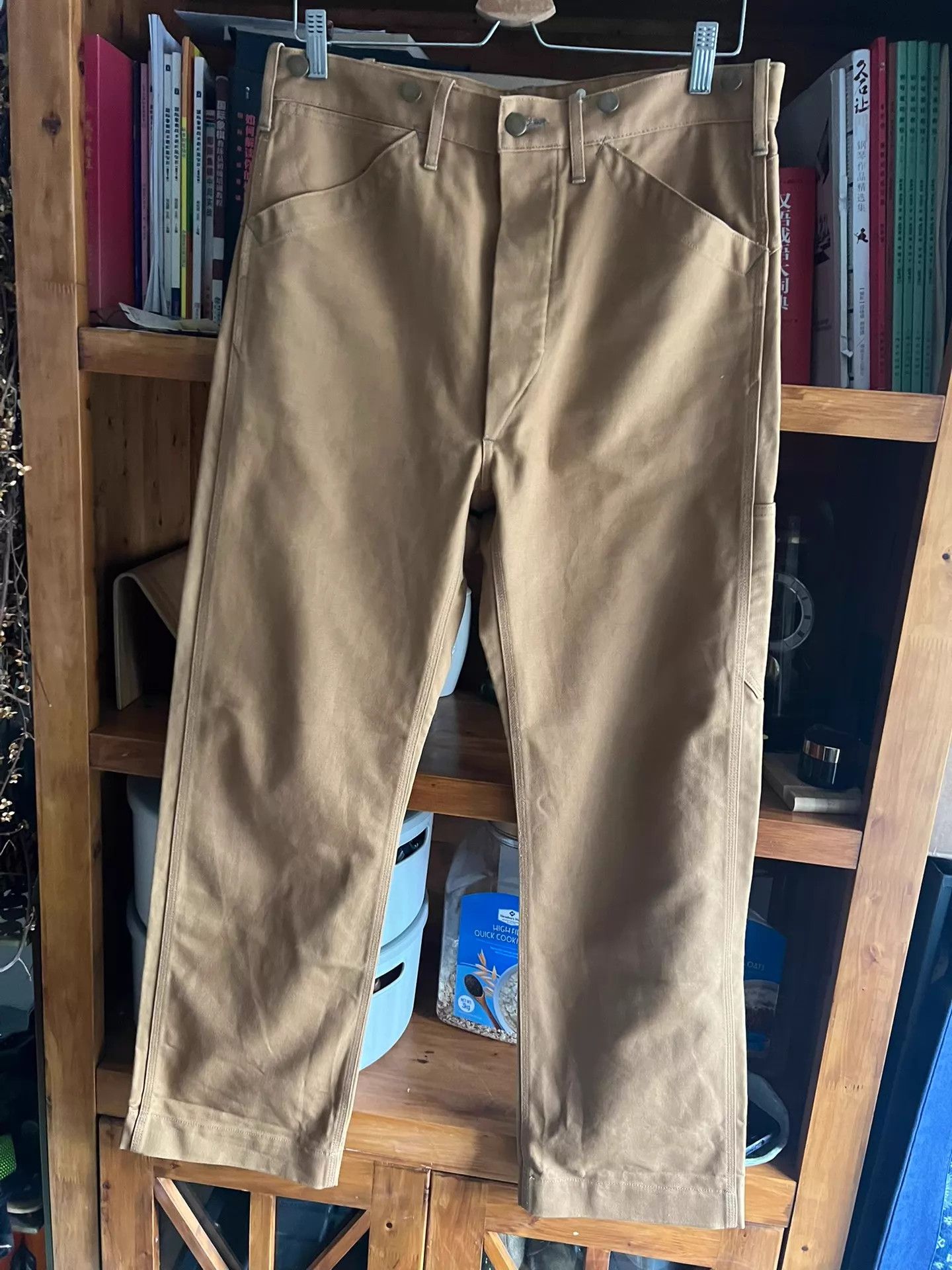 RRL Ralph Lauren RRL Double RL Suspender Work Pants Mustard 32x32 Size US 32 / EU 48 - 3 Thumbnail
