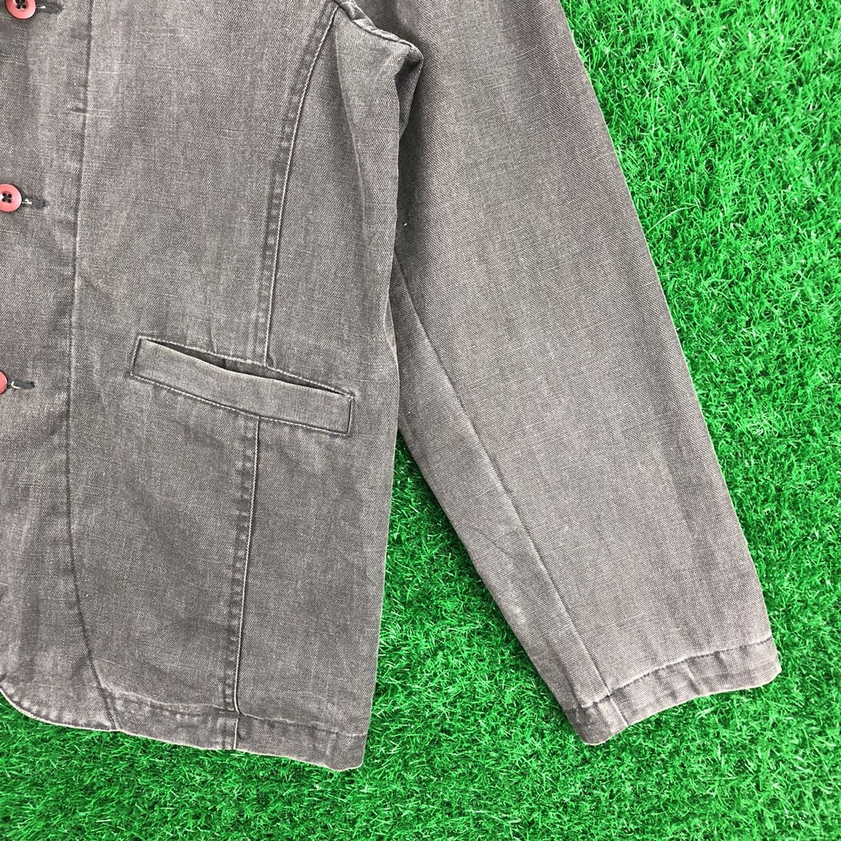 Japanese Brand Vintage Blue Way O.D.M Duck Canvas Jacket Size US L / EU 52-54 / 3 - 3 Thumbnail