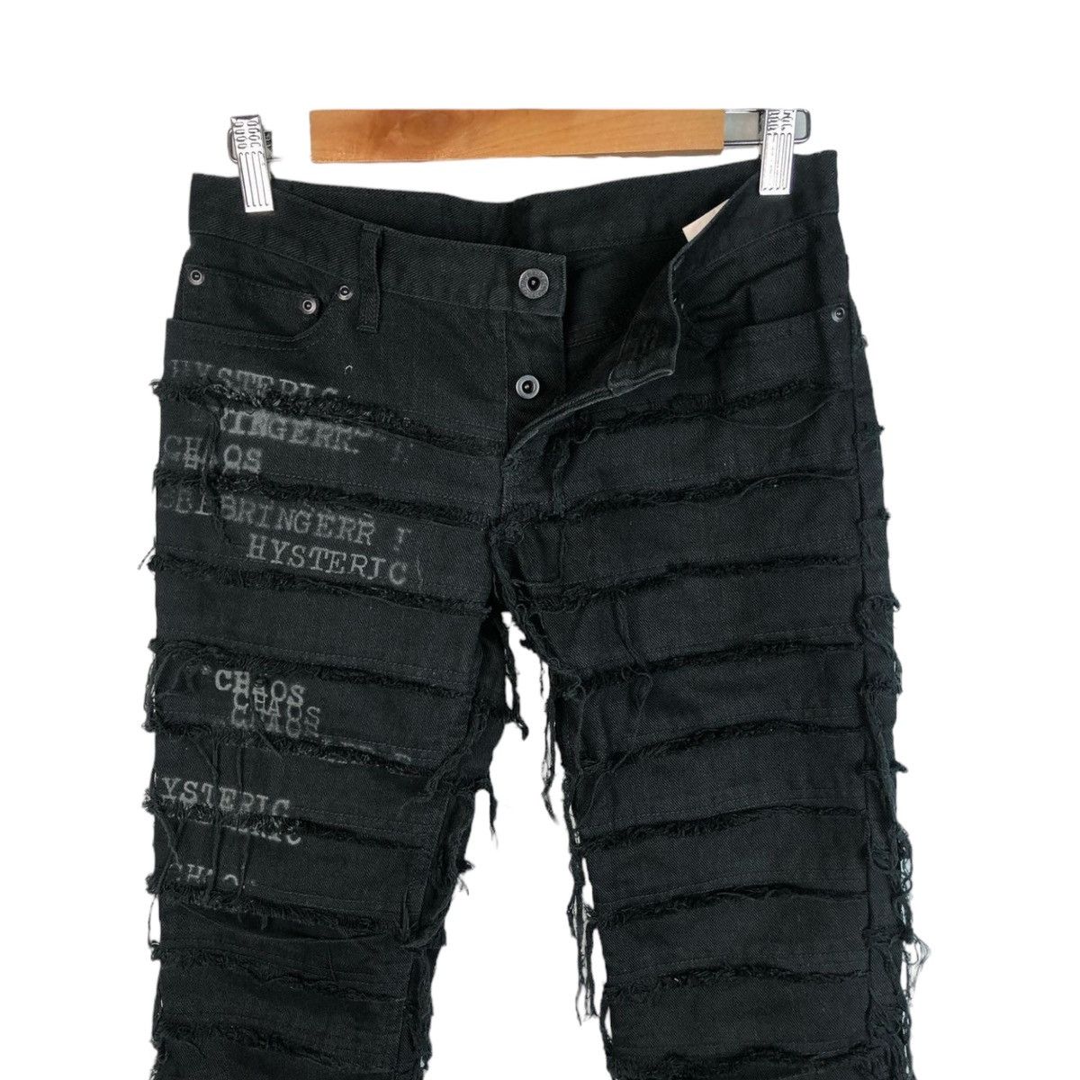 Hysteric Glamour Hysteric glamour black Hagi capri denims Size US 29 - 2 Thumbnail