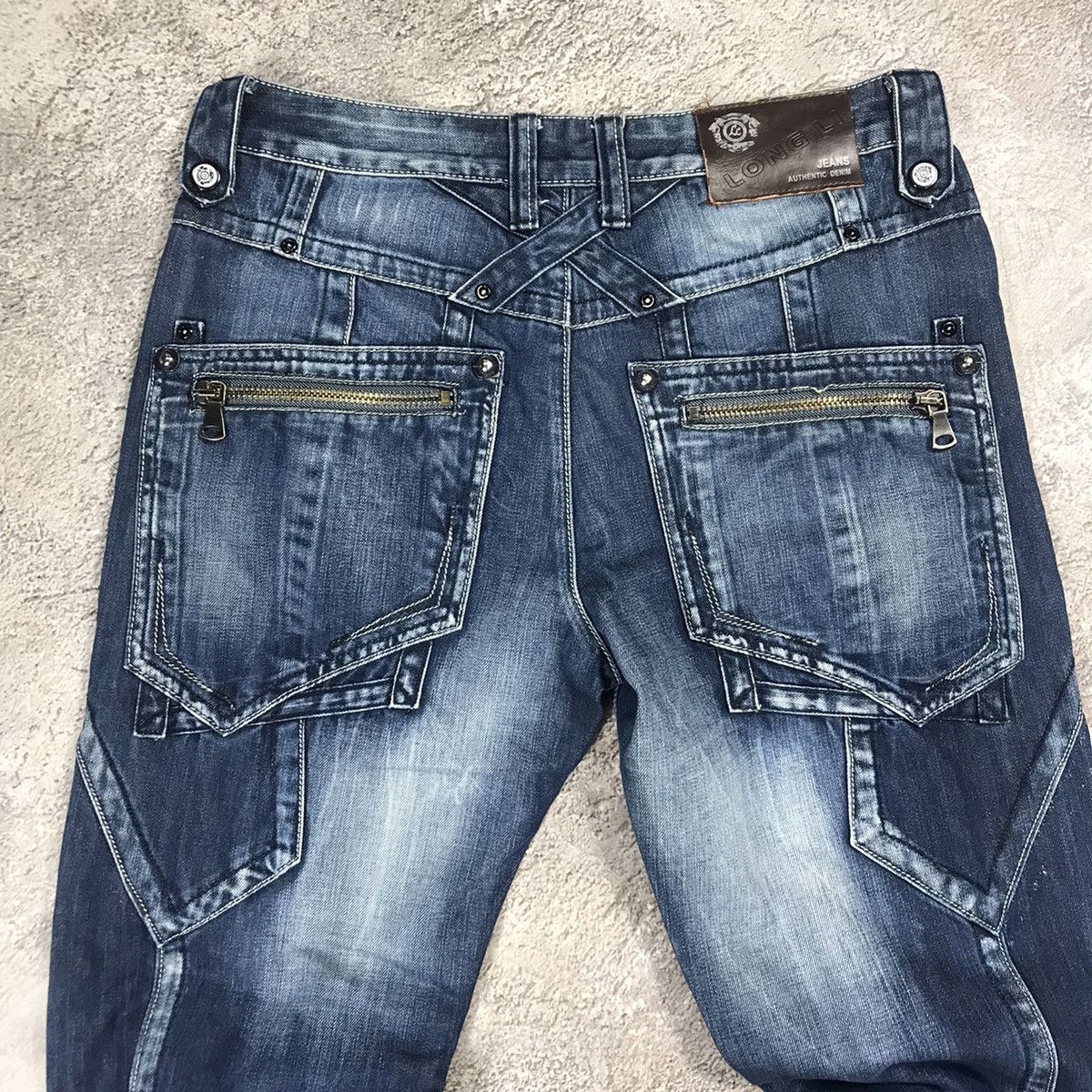 Vintage Vintage Y2K Baggy Wide Leg Distressed Jeans Streetwear 32 Size US 32 / EU 48 - 5 Thumbnail