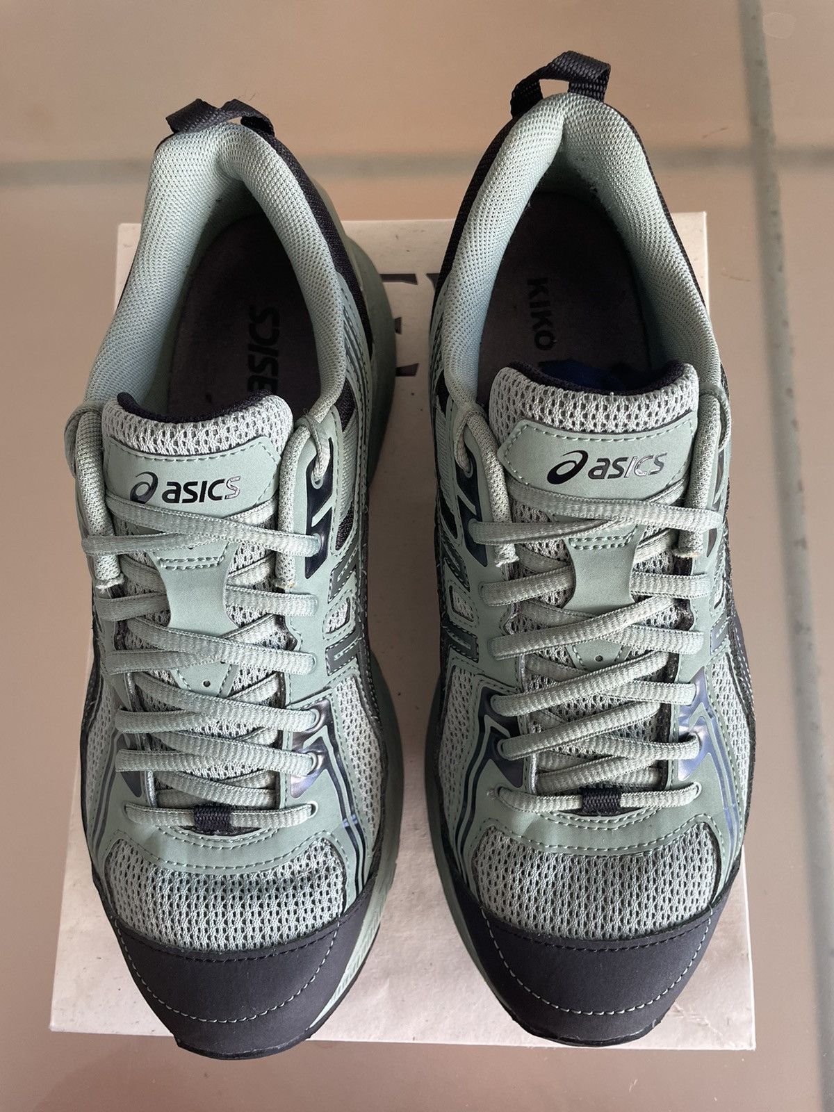 Asics × Kiko Kostadinov KIKO KOSTADINOV ASICS Gel Burz 2 Seafoam/SlateGrey/MintGreen Size US 8.5 / EU 41-42 - 8 Thumbnail
