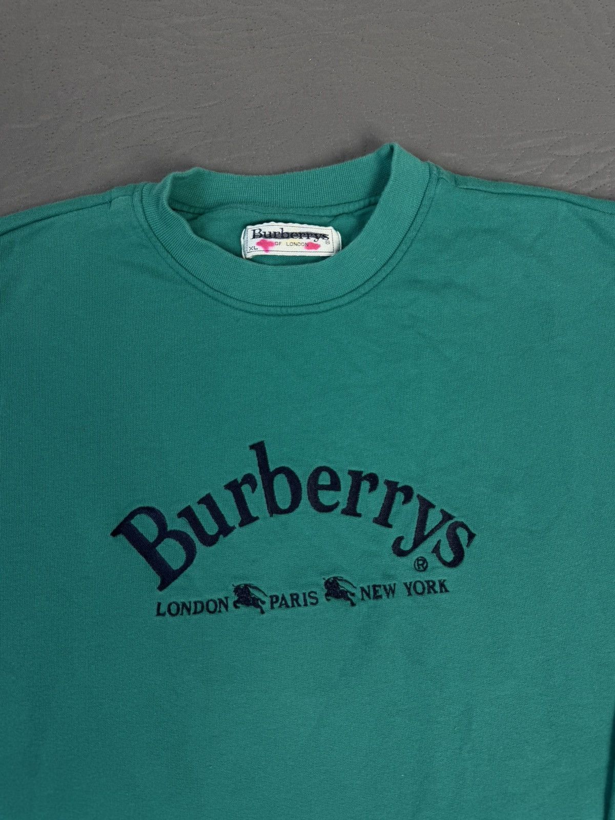 Burberry Rare Burberry’s London Paris New York Vintage 80’s 90’s Size US XL / EU 56 / 4 - 4 Thumbnail