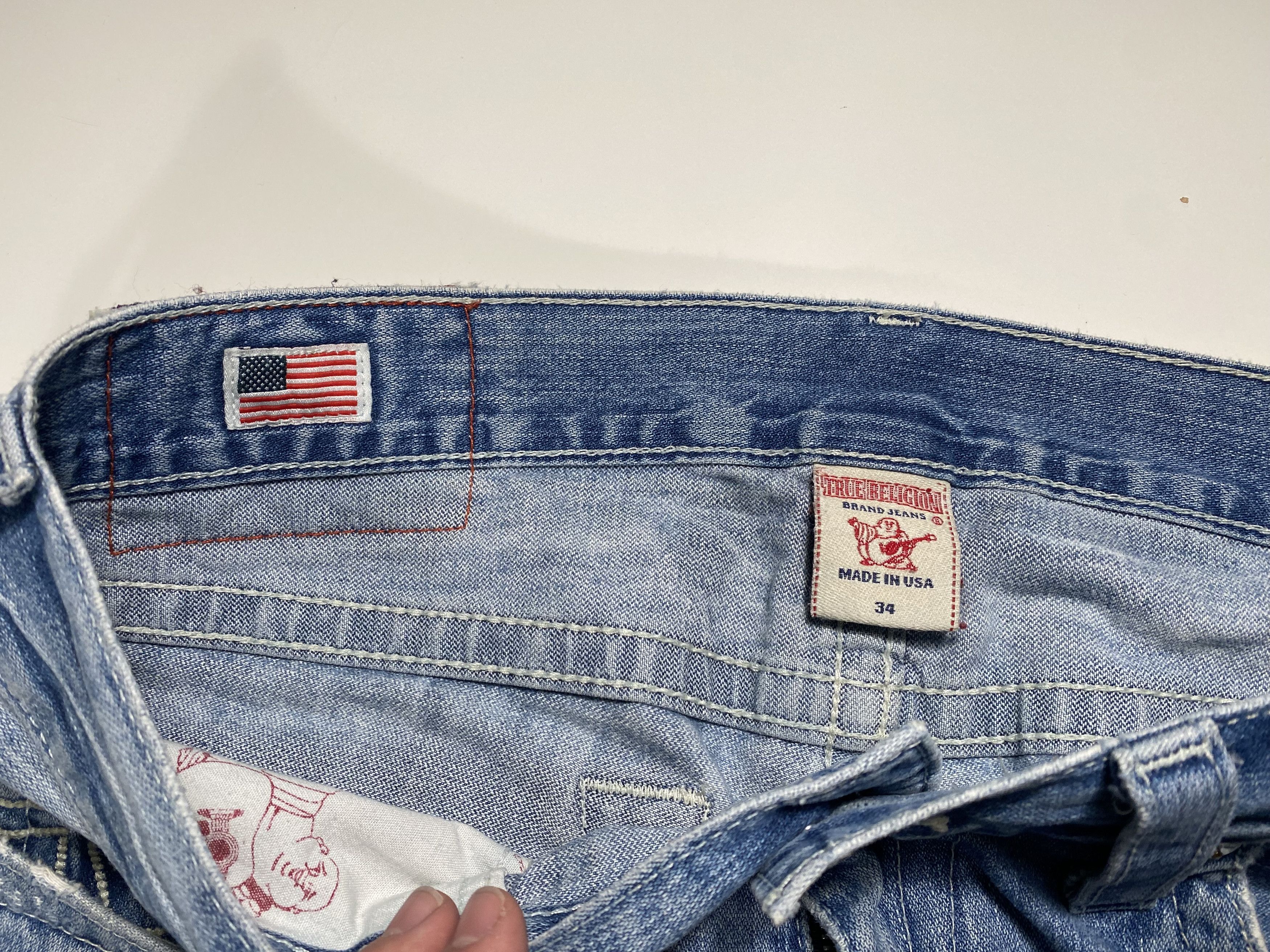 True Religion True Religion World Tour Section Bobby Baggy Jeans 36x32.5 Size US 36 / EU 52 - 7 Thumbnail