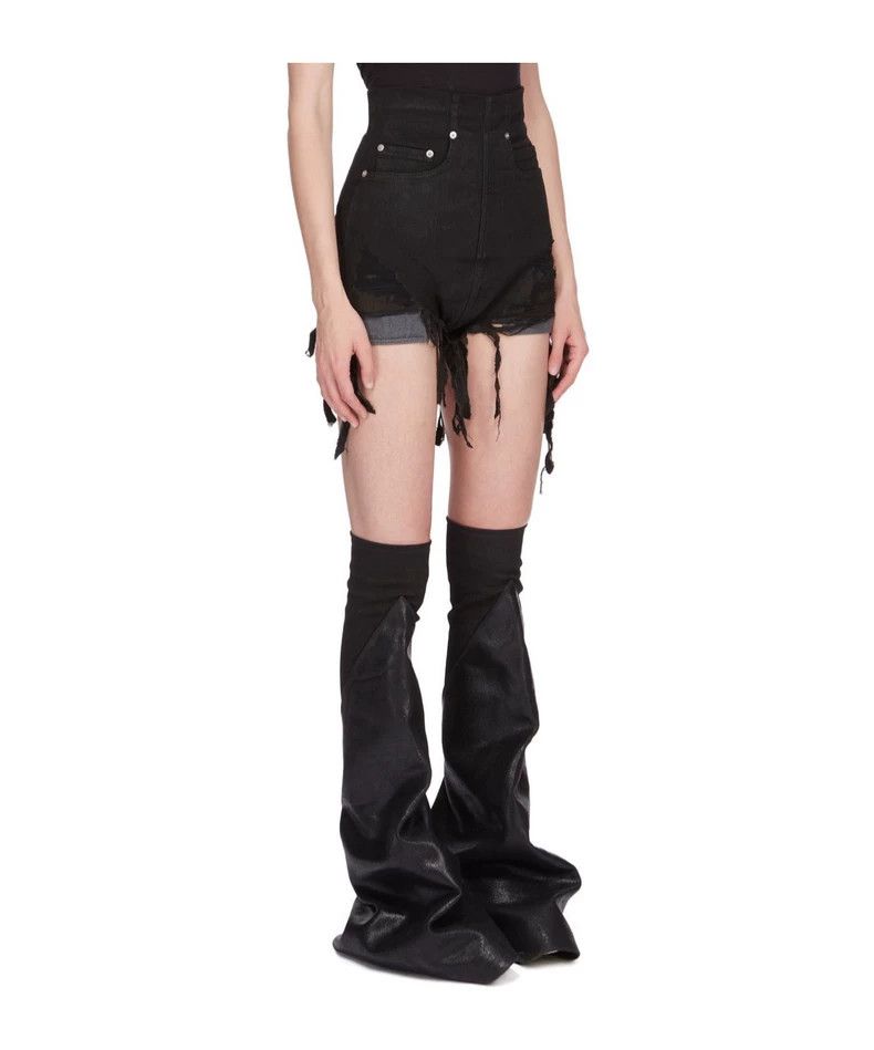 Rick Owens Rick Owens size xs 24SS Wash Break Fringe Hot Pants Shorts Size 23" - 6 Thumbnail