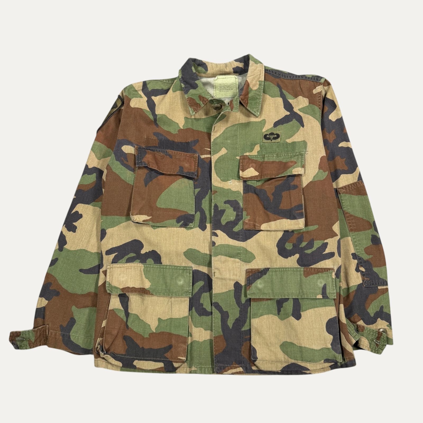 Vintage Vintage Camo Military Jacket Size US M / EU 48-50 / 2 - 1 Thumbnail
