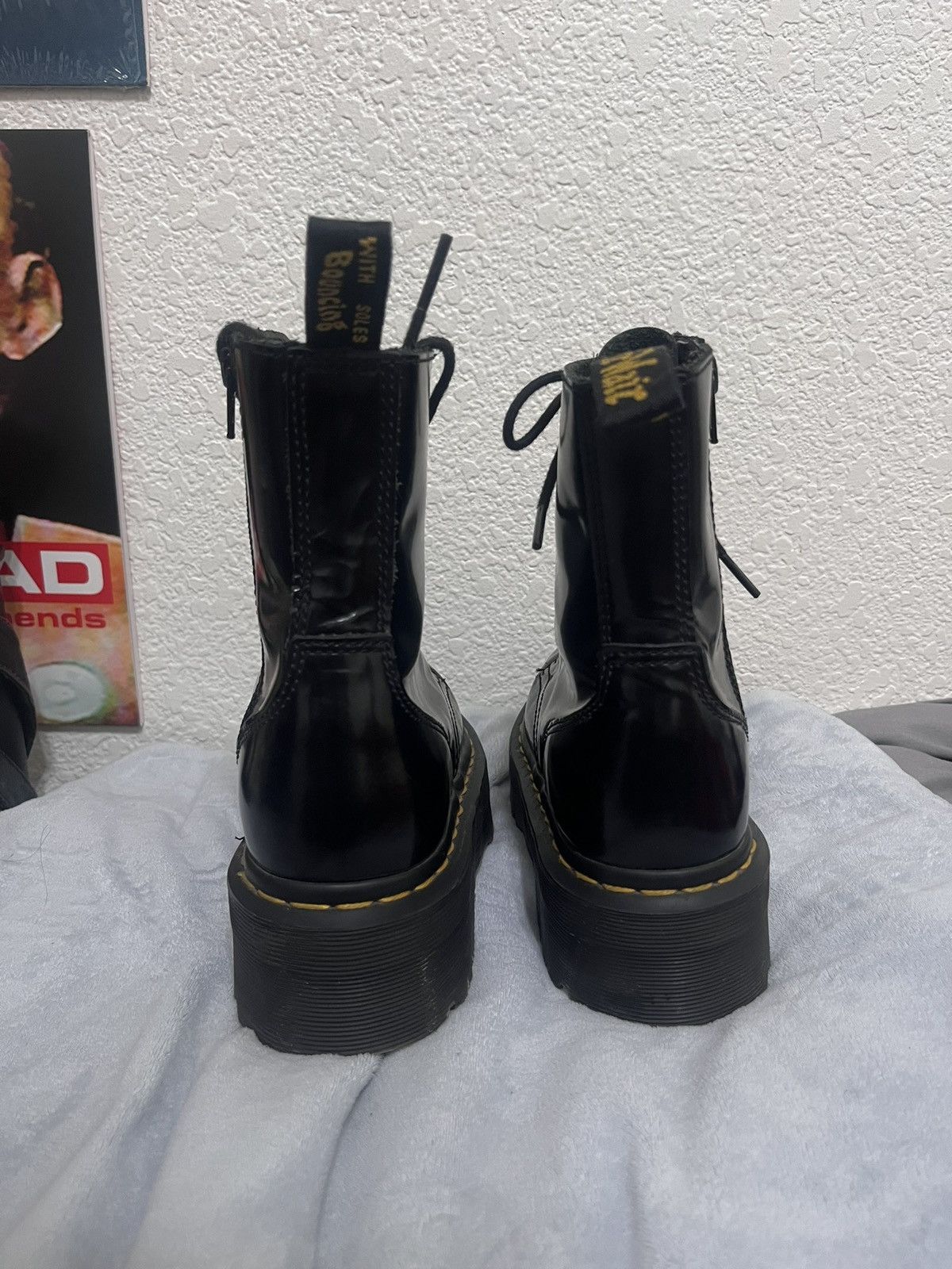 Dr. Martens Black Dr. Martens Jadon platform boots Size US 5 / IT 35 - 5 Thumbnail